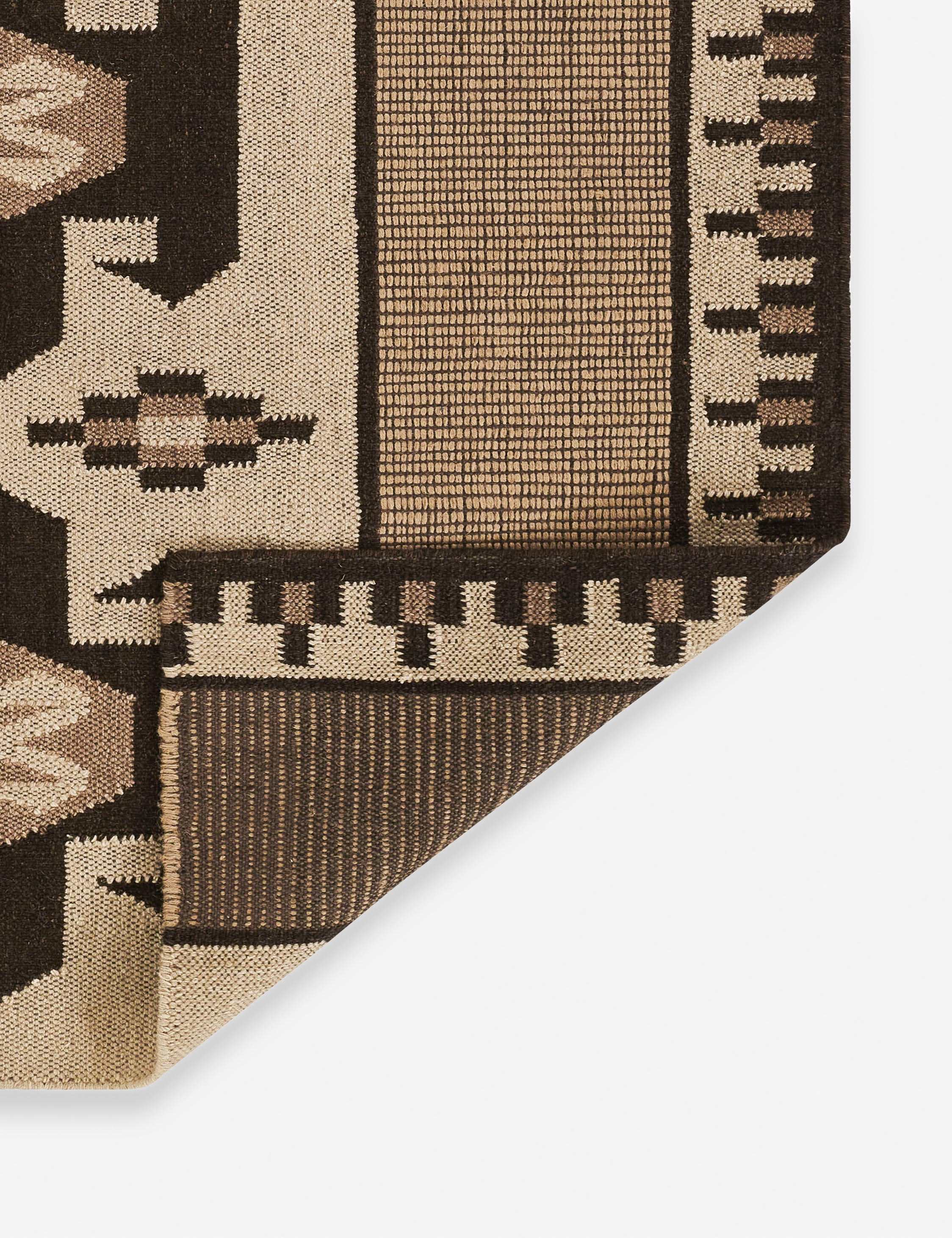 Lulu and Georgia Crouse Flatweave Wool Rug - view 5