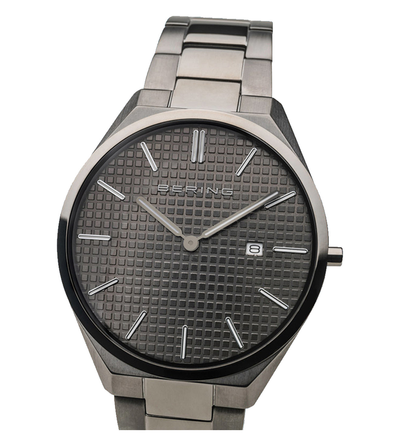 Bering Ultra Slim Grey Dial Men 40mm - view 2