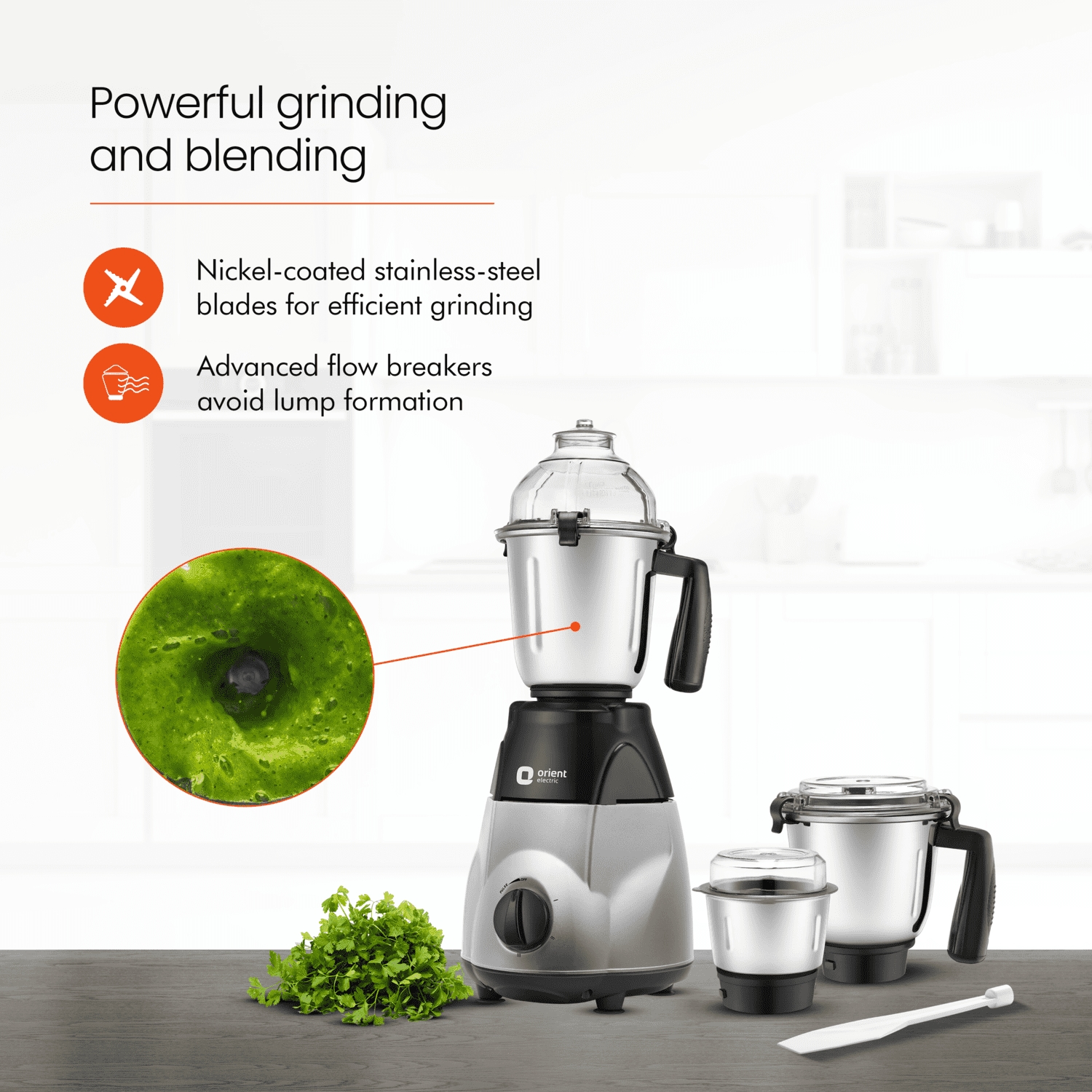 orientelectric Chef Special 3 JAR Mixer Grinder - view 3