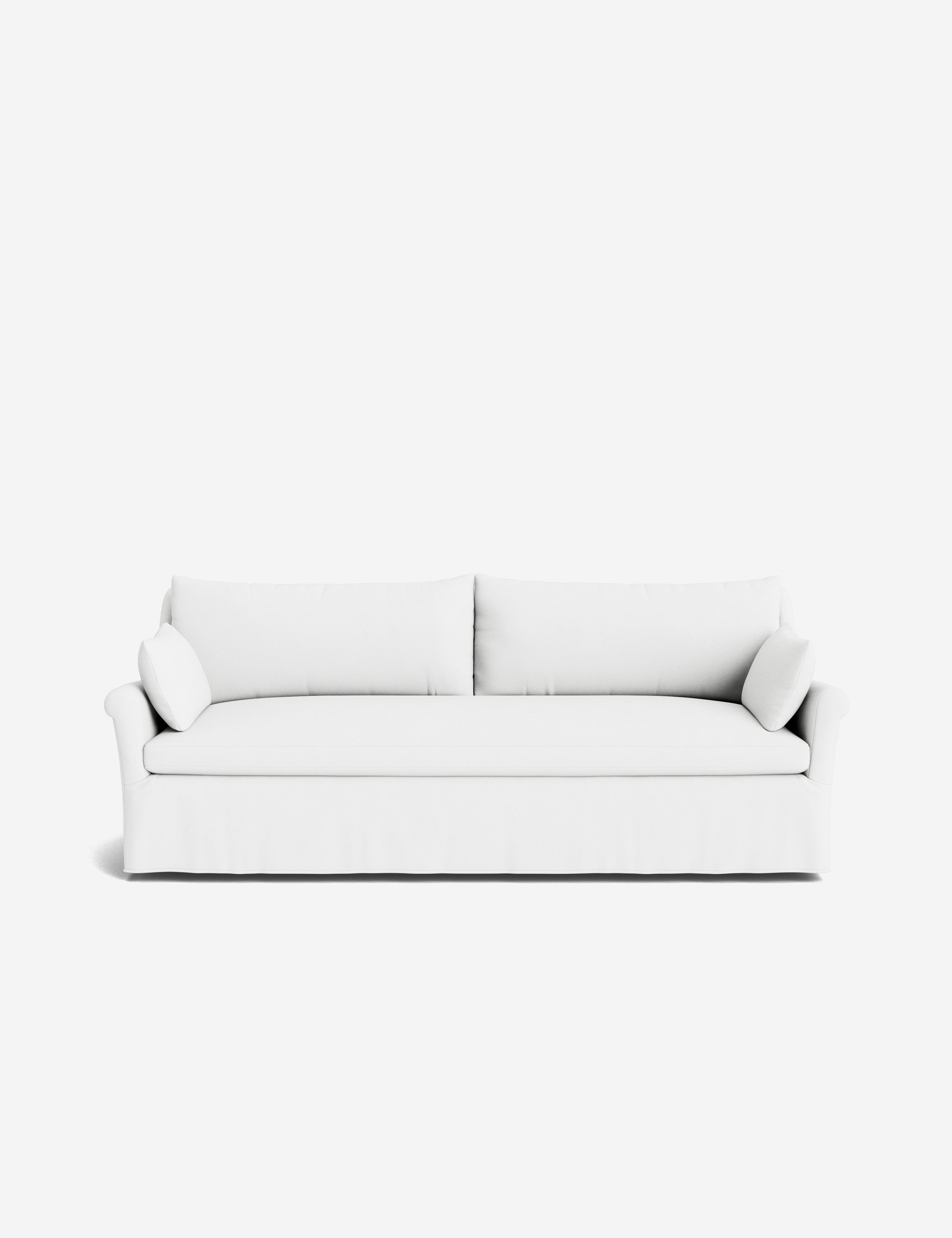 Lulu and Georgia Portola Rolled Arm Slipcover Sofa - view 122