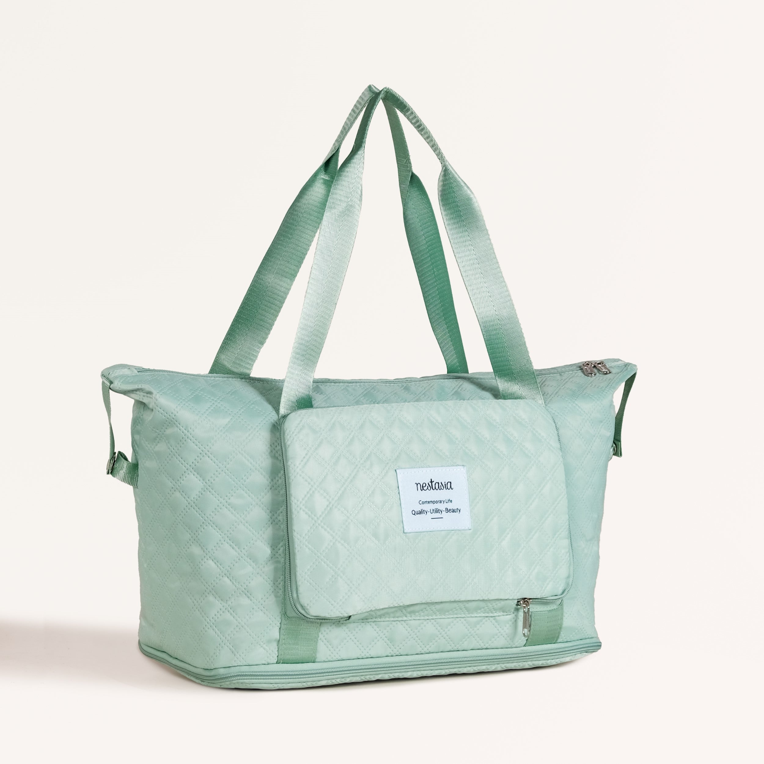 Nestasia Montara Expandable Foldable Luxe Travel Bag Mint - view 3