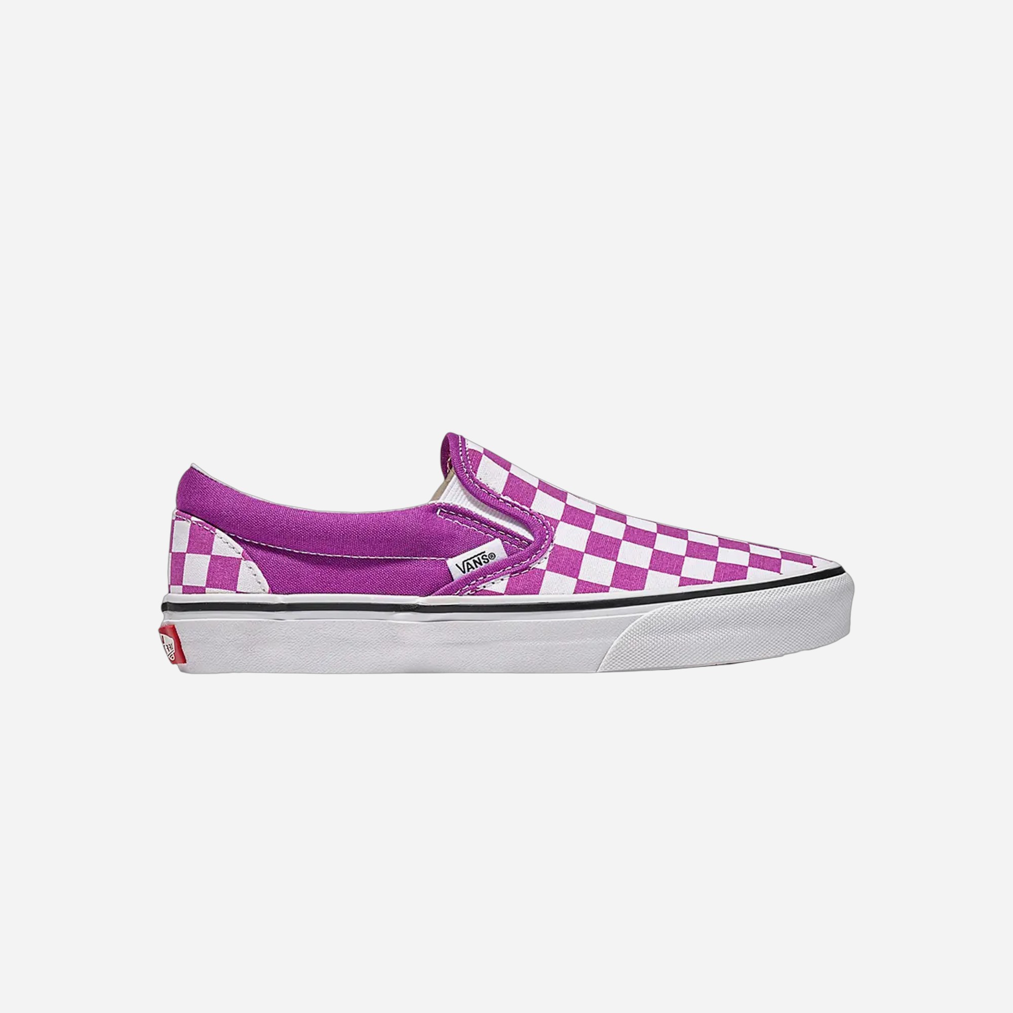 Vans Classic Slip-On Checkerboard Shoe Willowherb Purple / White