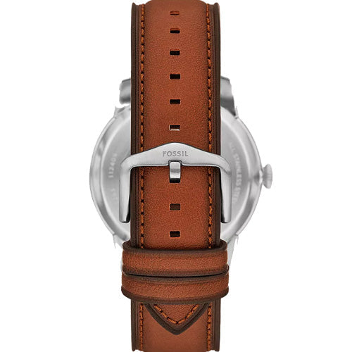 Fossil Townsman Men's Green Dial & Brown Leather Strap Watch - view 3