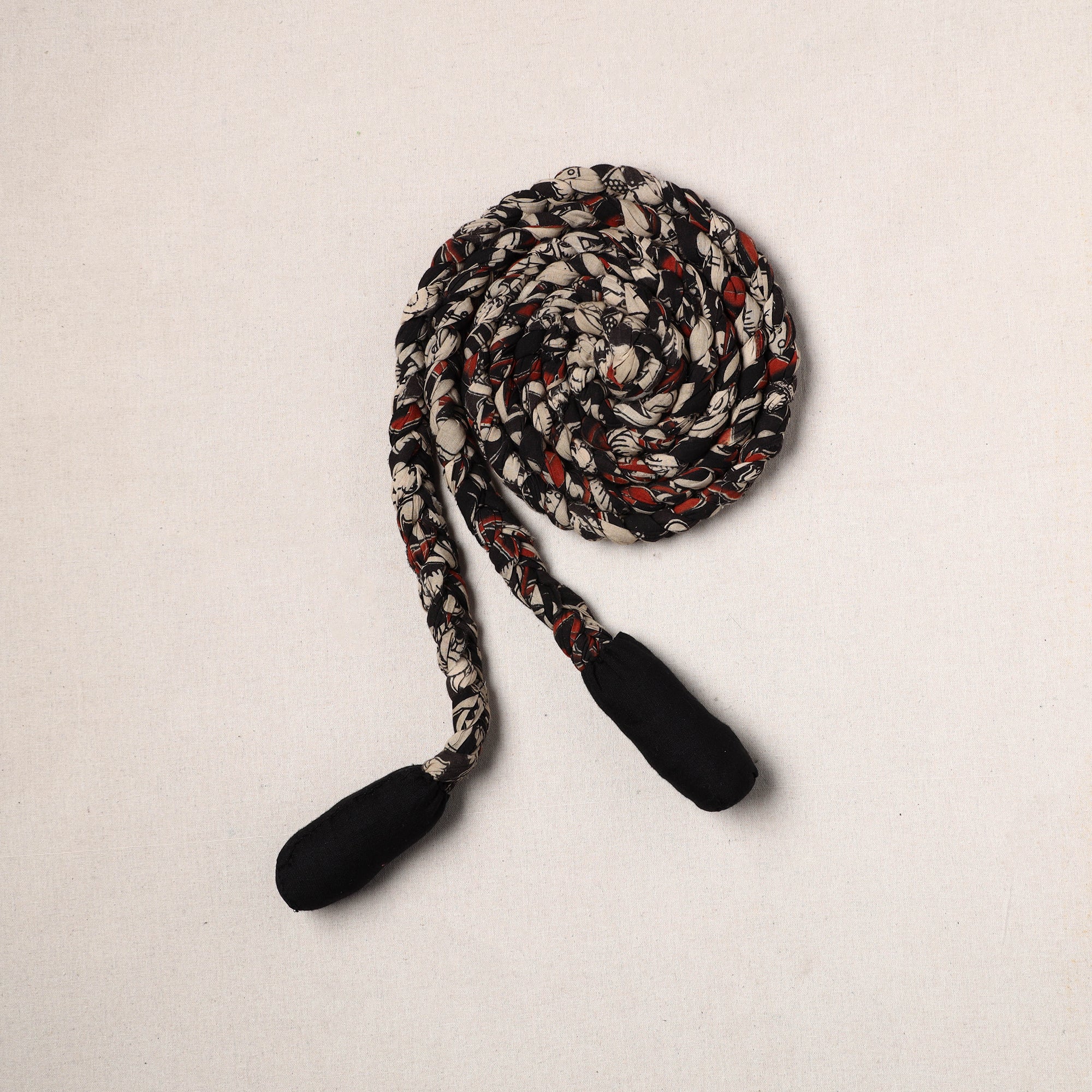 NOORI BAZAR Handmade Upcycled Fabric Skipping Rope 11