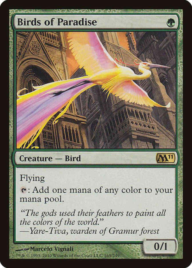 Paradise 165 magic – Birds of Paradise [165] [Magic 2011] [Non-Foil]