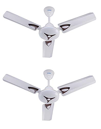 Amaze 900mm 36 – Candes Amaze 900mm /36 inch High Speed Anti-dust Decorative 5 Star Rated Ceiling Fan 440 RPM with 2 Years Warranty (Pack of 2, Ivory)