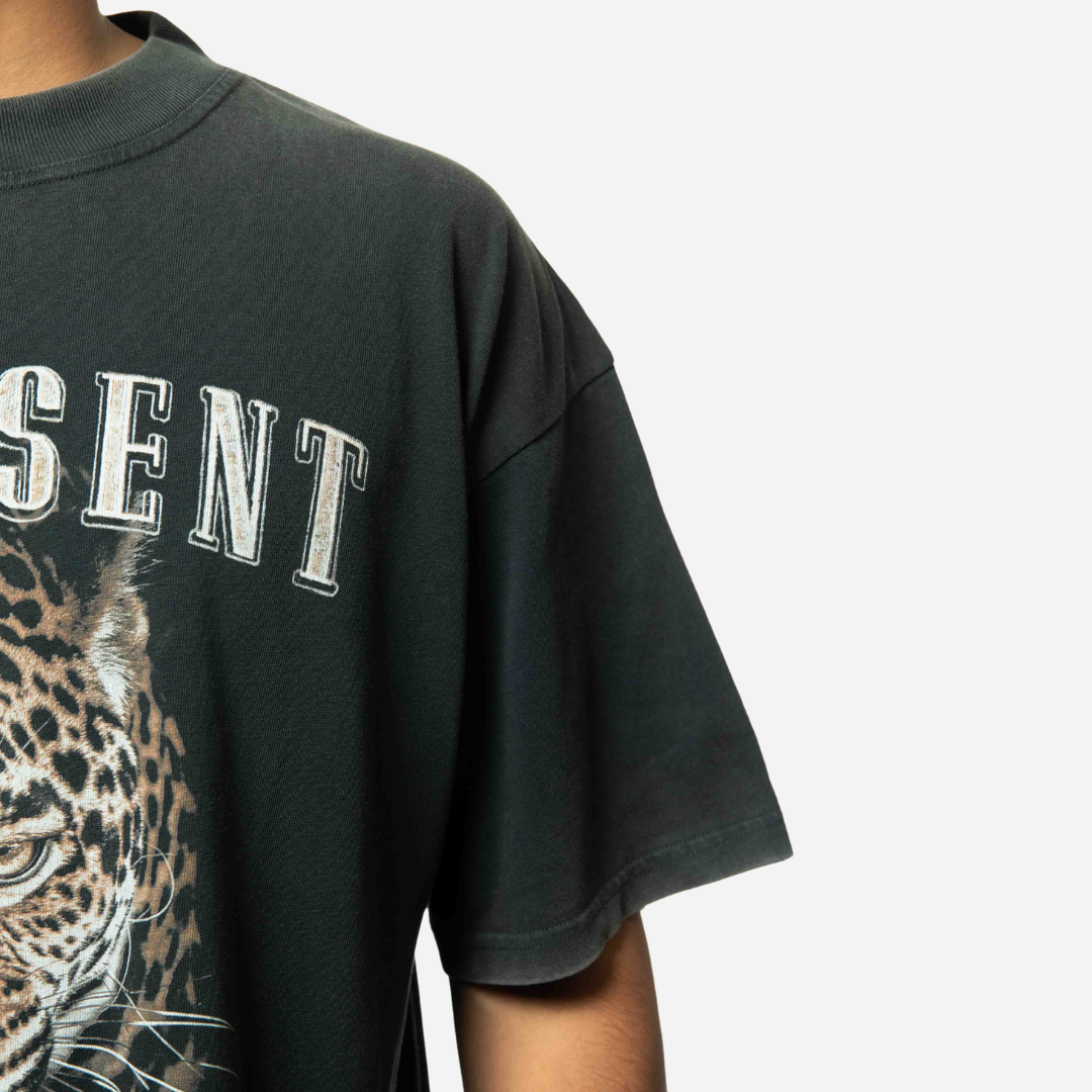 Represent - Certified Thrift Vintage Represent The Spirit Untamed Leopard T-Shirt - Black - view 2