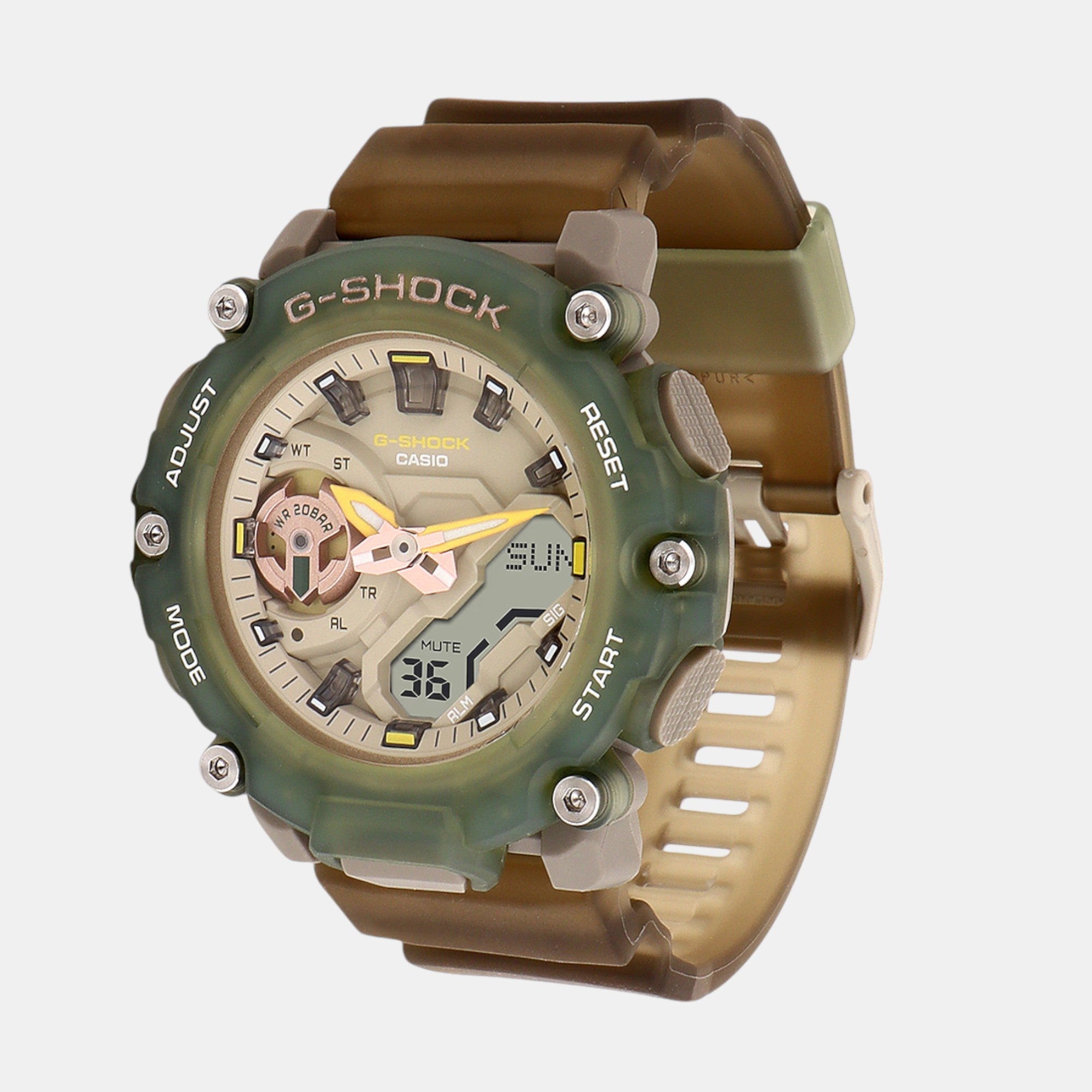 Casio G-Shock Women Quartz Green Dial Analog-Digital Resin Watch G1421 - view 2