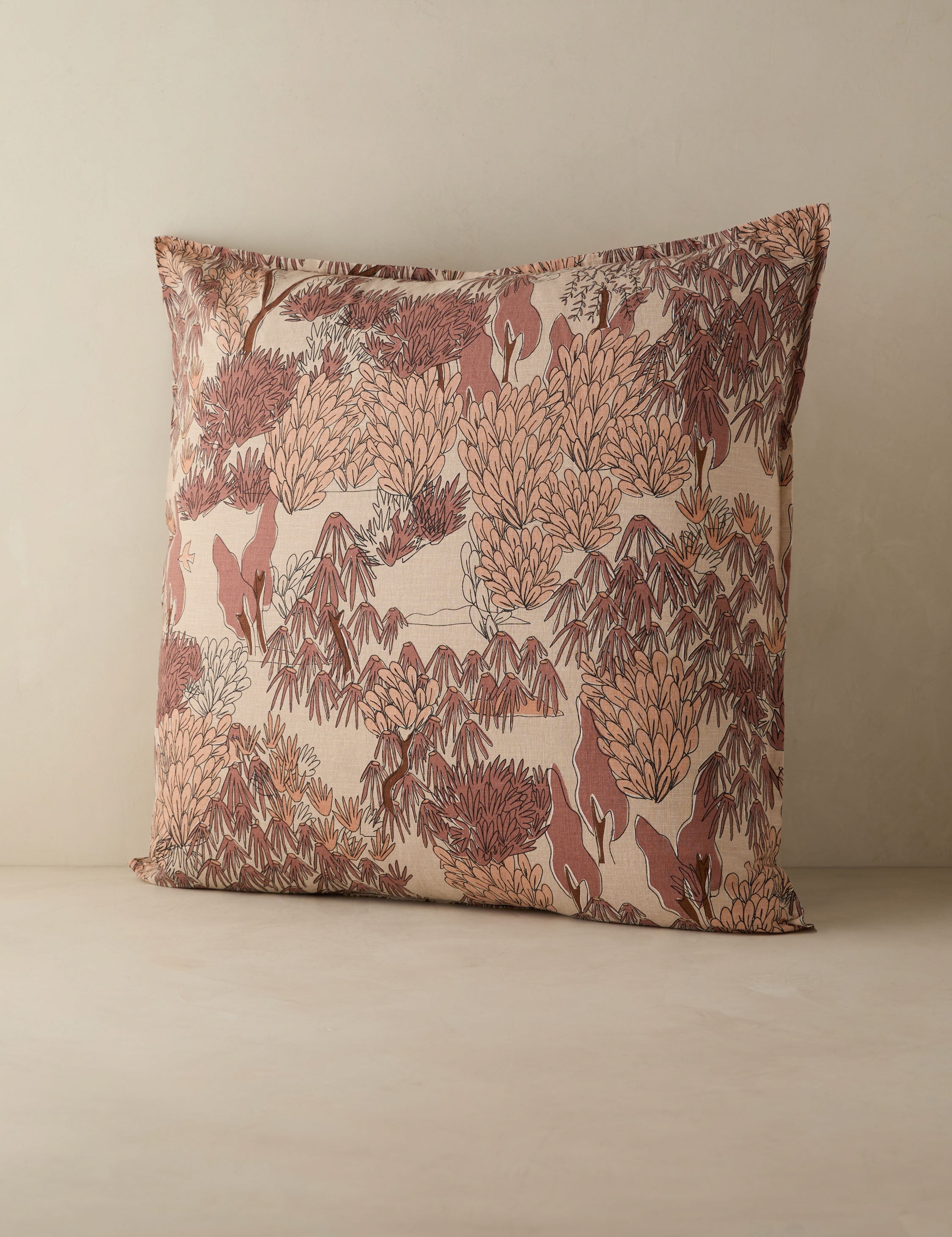 Lulu and Georgia Garden Walk Linen Cotton Sham by Sarah Sherman Samuel - view 2