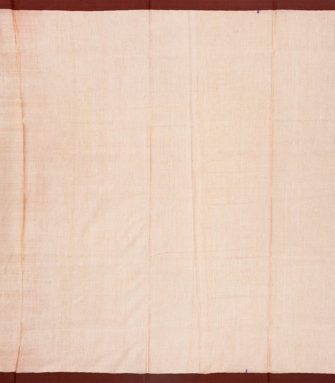 RmKV Light Peach Bengal Cotton Saree With Floral Motifs - view 4
