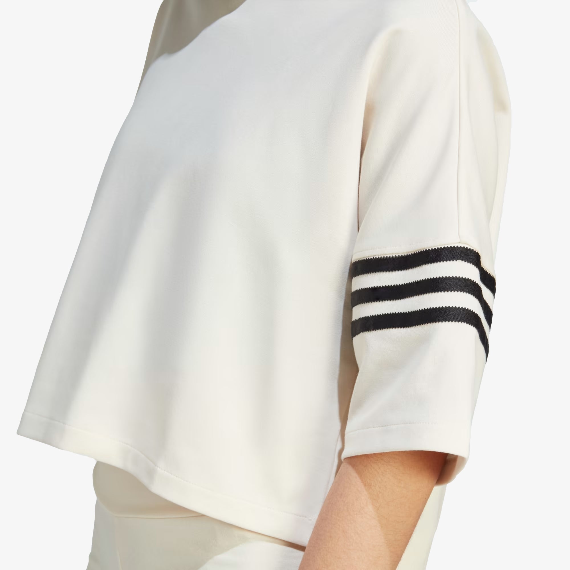 Adidas Originals | ADICOLOR NEUCLASSICS TEE { WONDER WHITE/BLACK - view 4