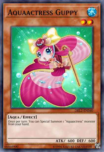 Yu-Gi-Oh! Aquaactress Guppy - DLCS-EN091 - Common - 1st Edition