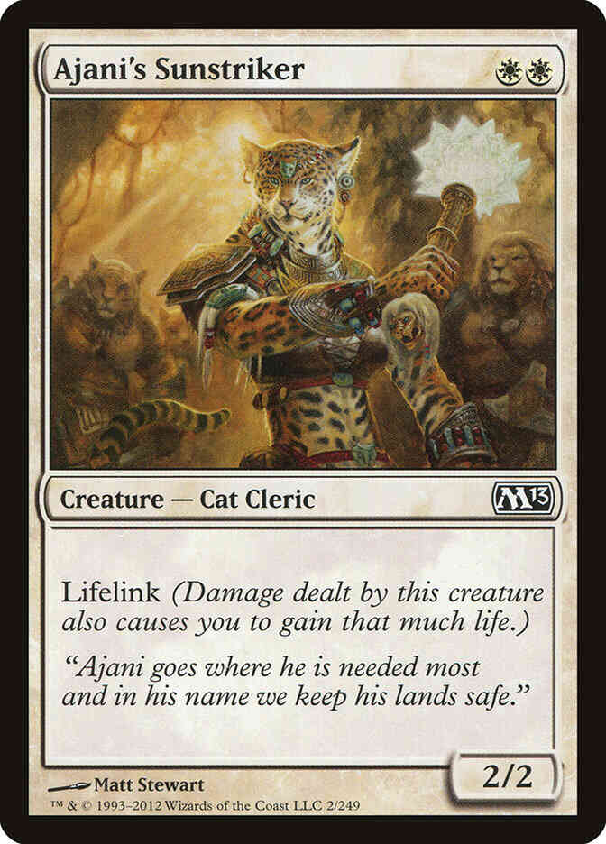 Sunstriker magic – Ajani's Sunstriker [Magic 2013] [Non-Foil]