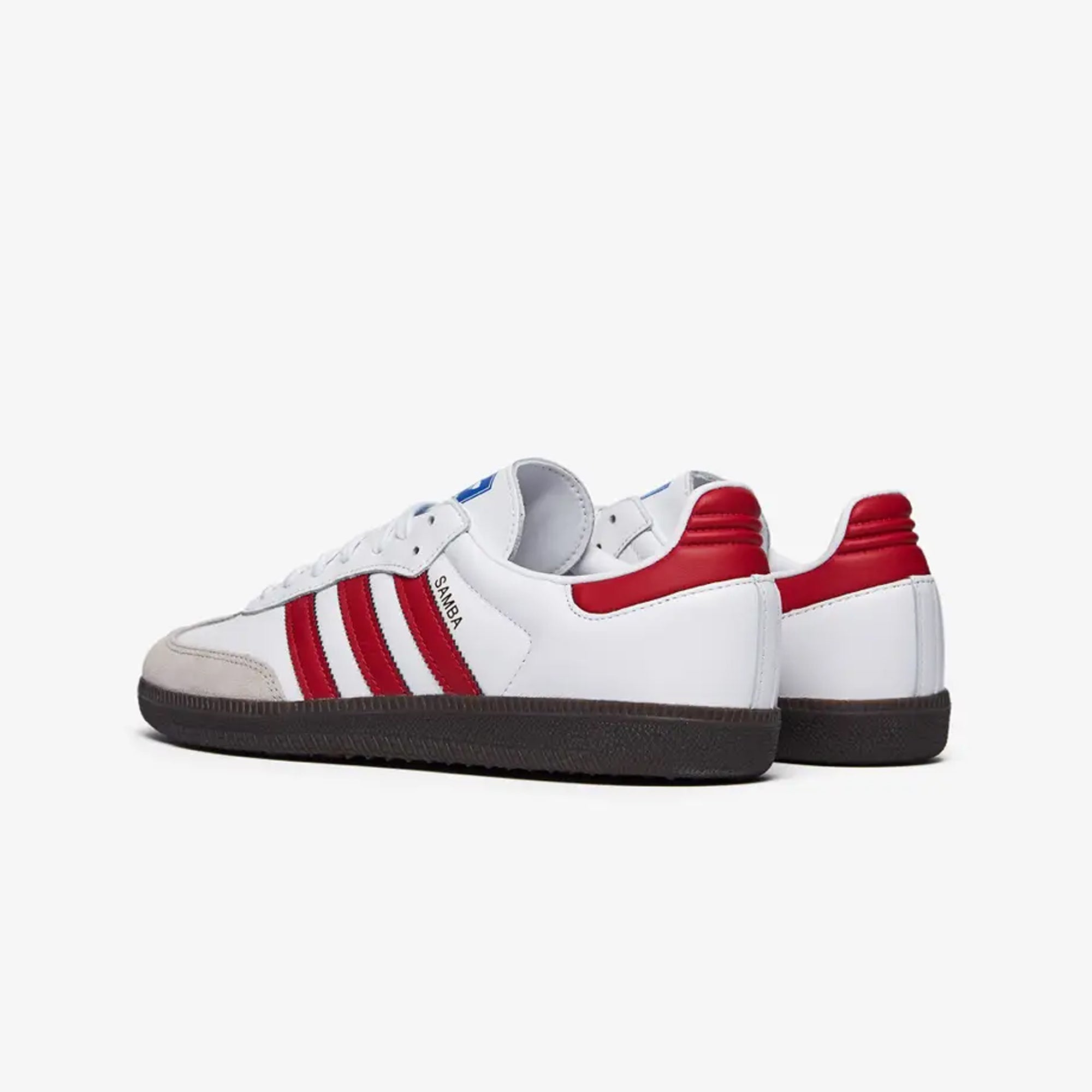 Adidas Originals | SAMBA OG { CLOUD WHITE/BETTER SCARLET/SUPPLIER COLOUR - view 2