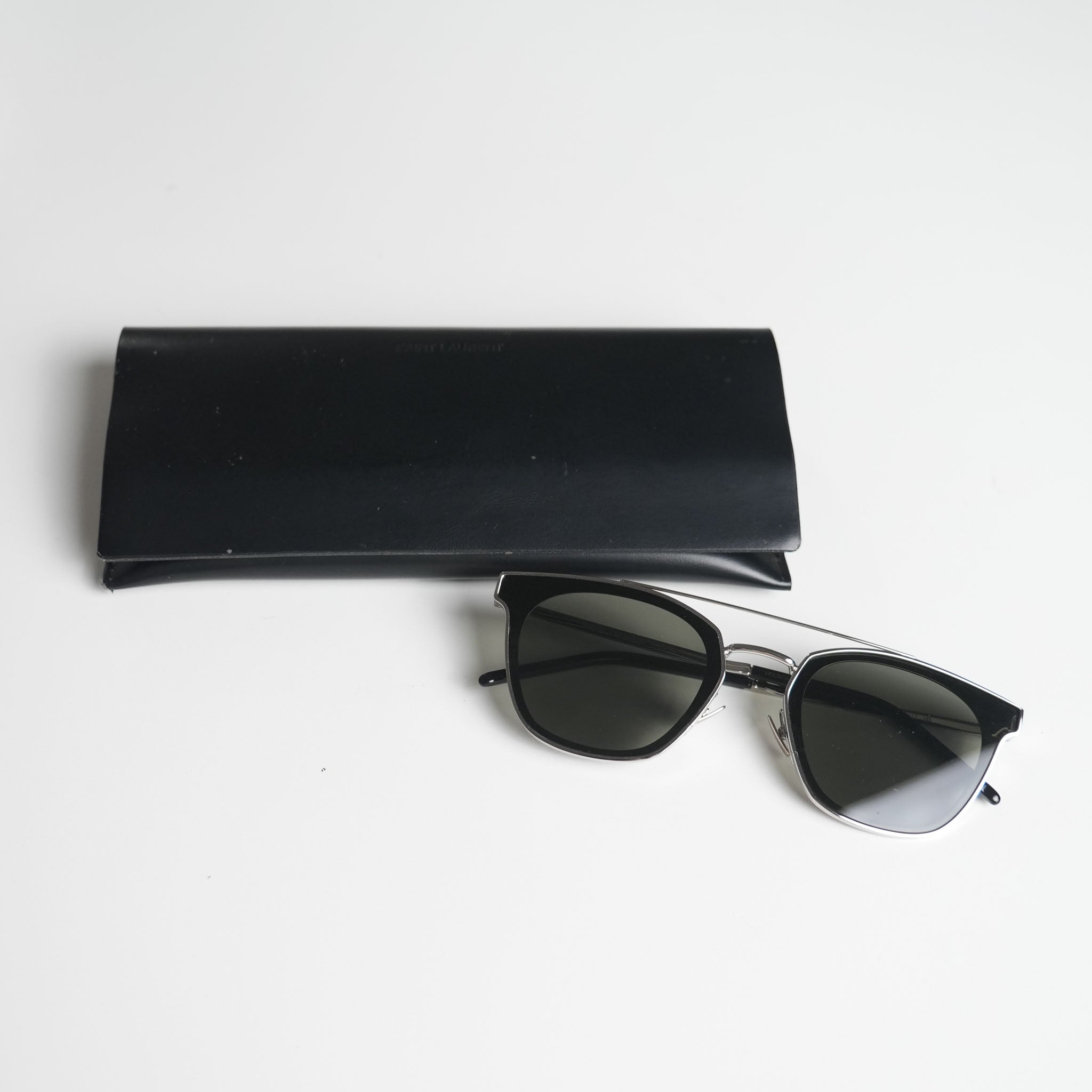 Saint Laurent SL28 Black Sunglasses - view 8