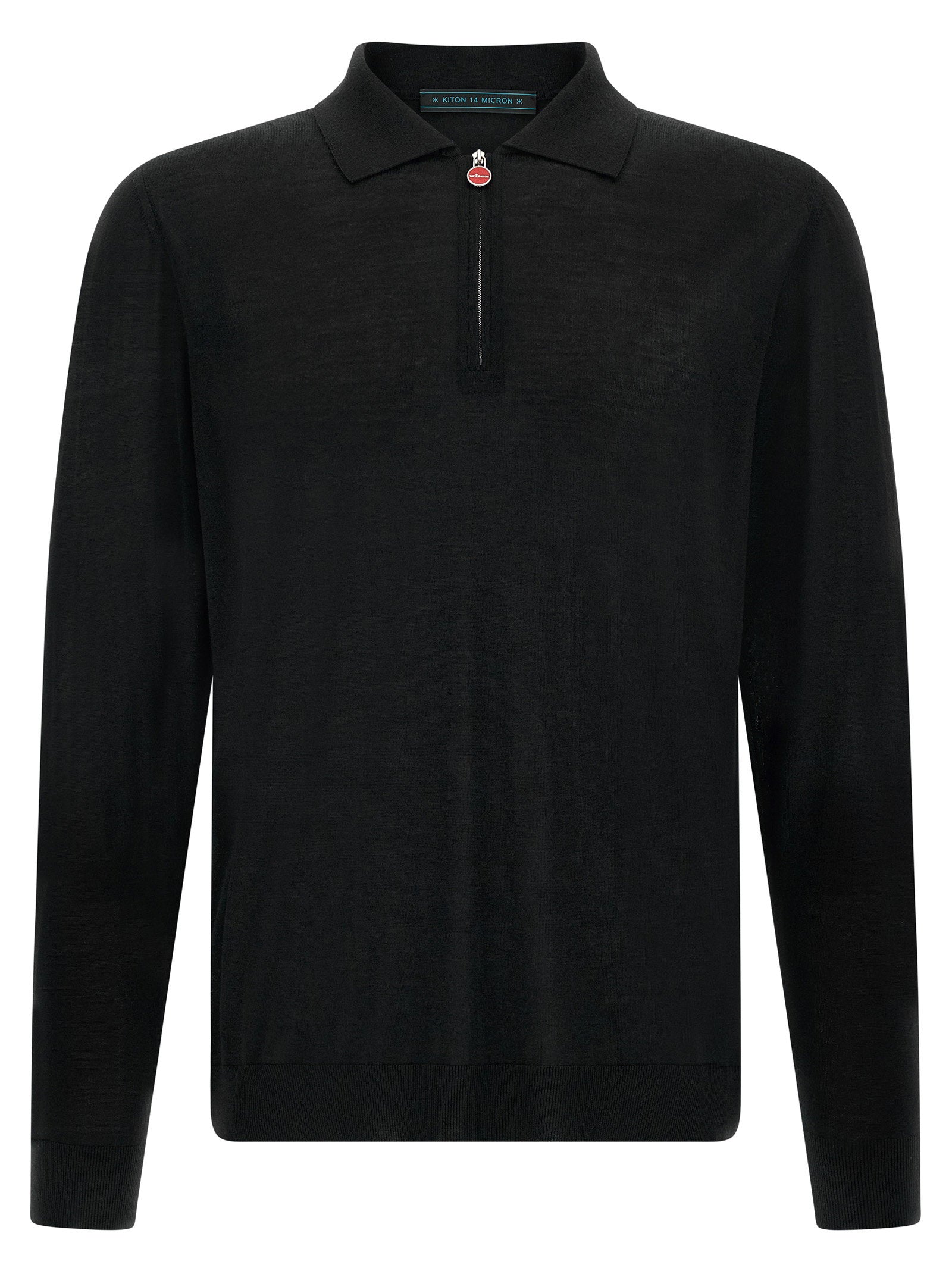 Kiton Wool Polo Shirt 14 Microns – 100% wool
