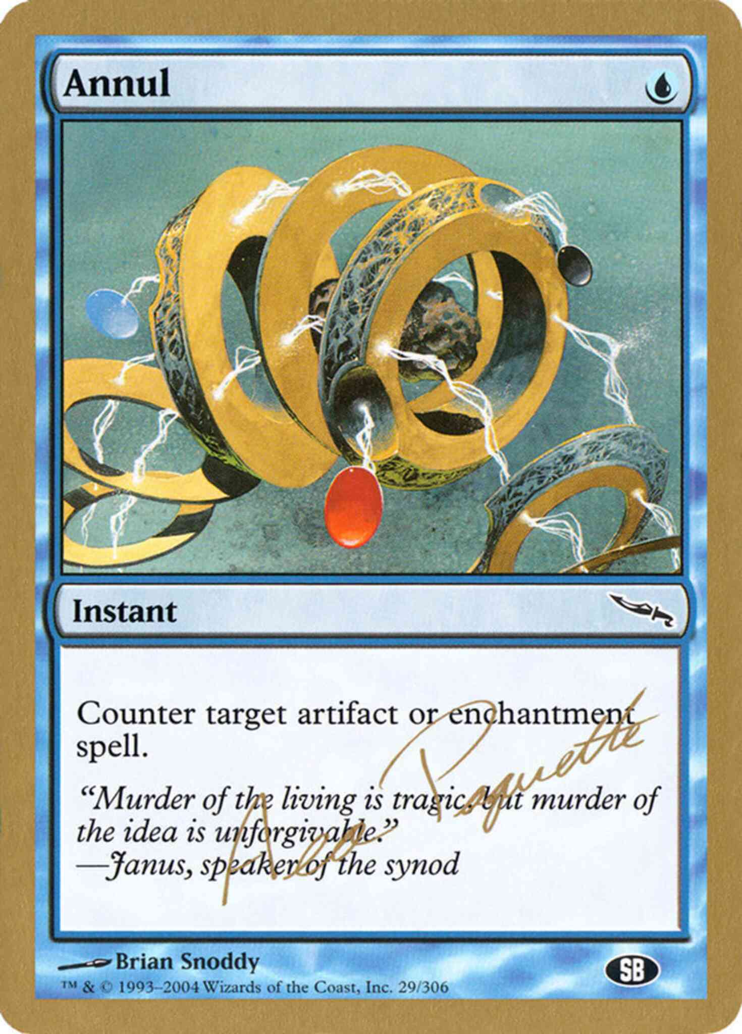 Annul ap29sb aeo – Magic Annul [ap29sb] [Aeo Paquette] [World Championship Decks 2004] [Non-Foil]