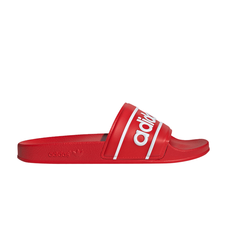 Yeezy adidas Adilette Slides Red Cloud White