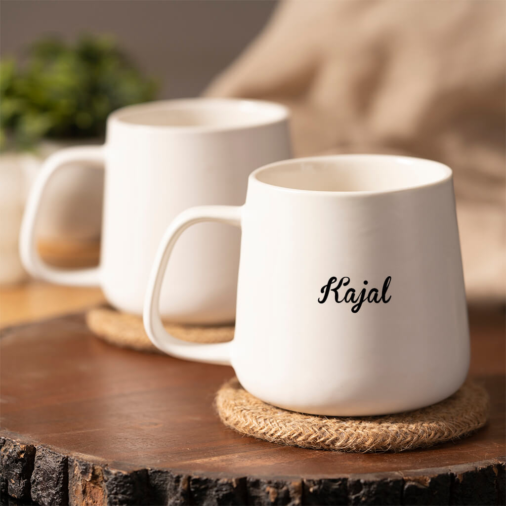 Bigsmall Personalized Minimal Coffee Mug | COD Not Available - view 4