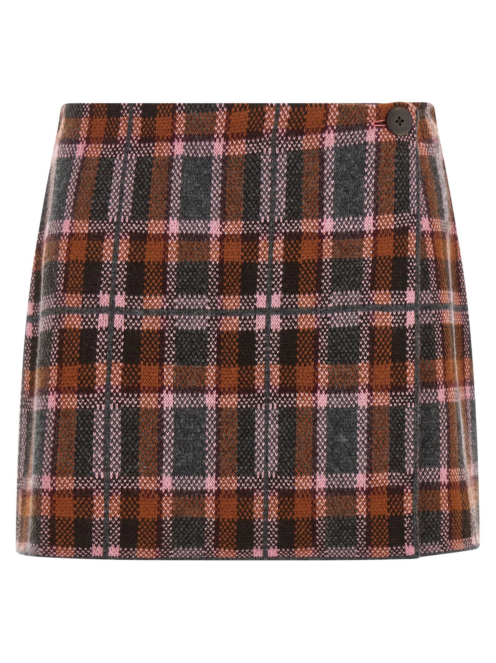Guest In Residence Tartan Skirt – 70% wool 30% cachemire