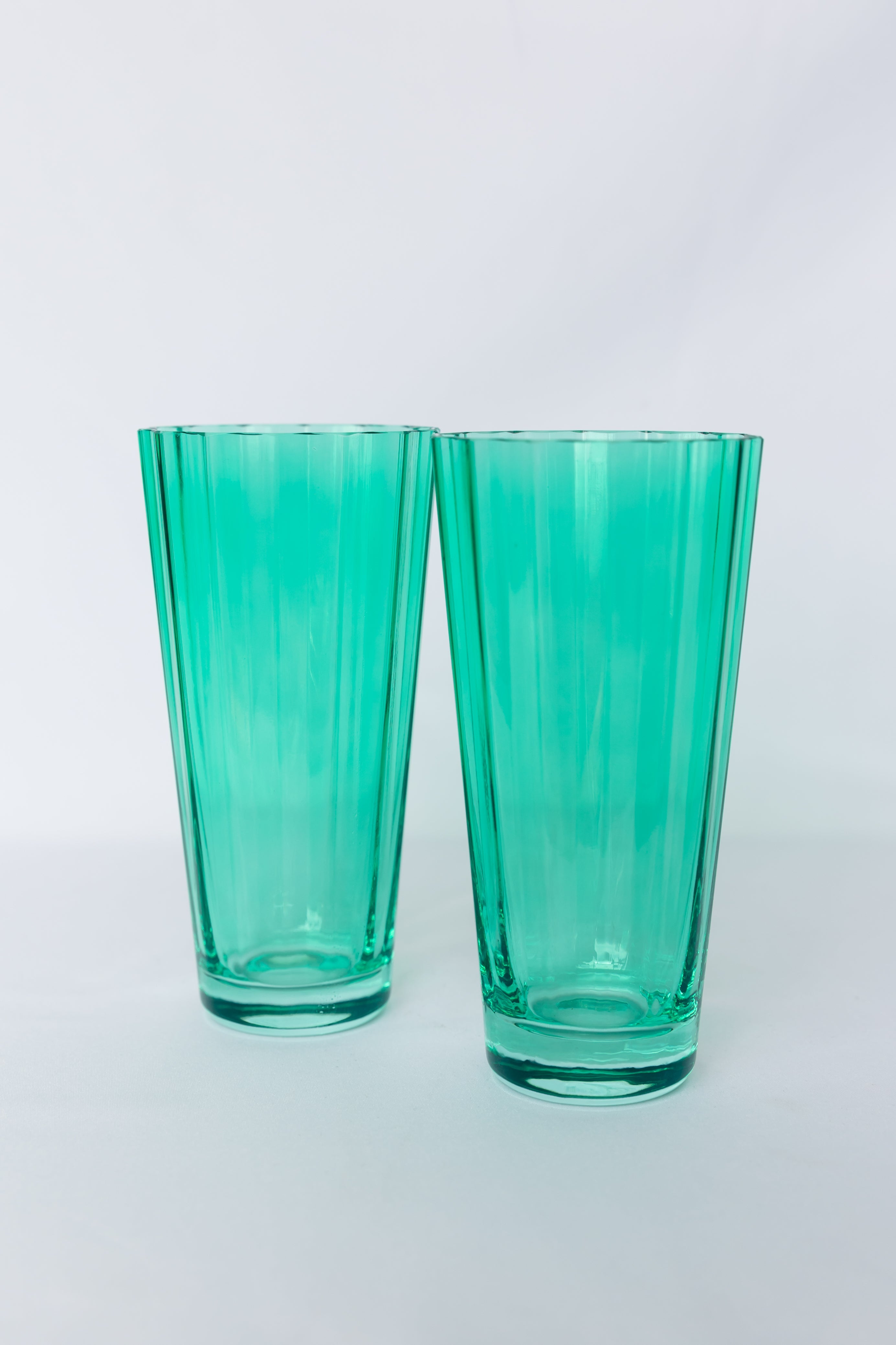 Estelle Colored Glass Estelle Colored Sunday High Balls - Set of 2 {Kelly Green}