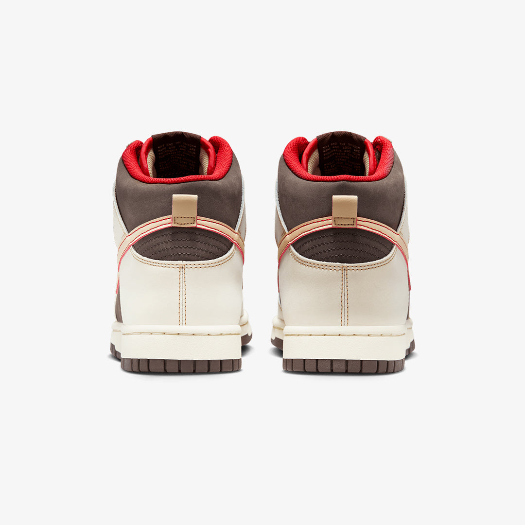 Nike | DUNK HIGH RETRO SE { BAROQUE BROWN/SESAME-COCONUT MILK - view 2