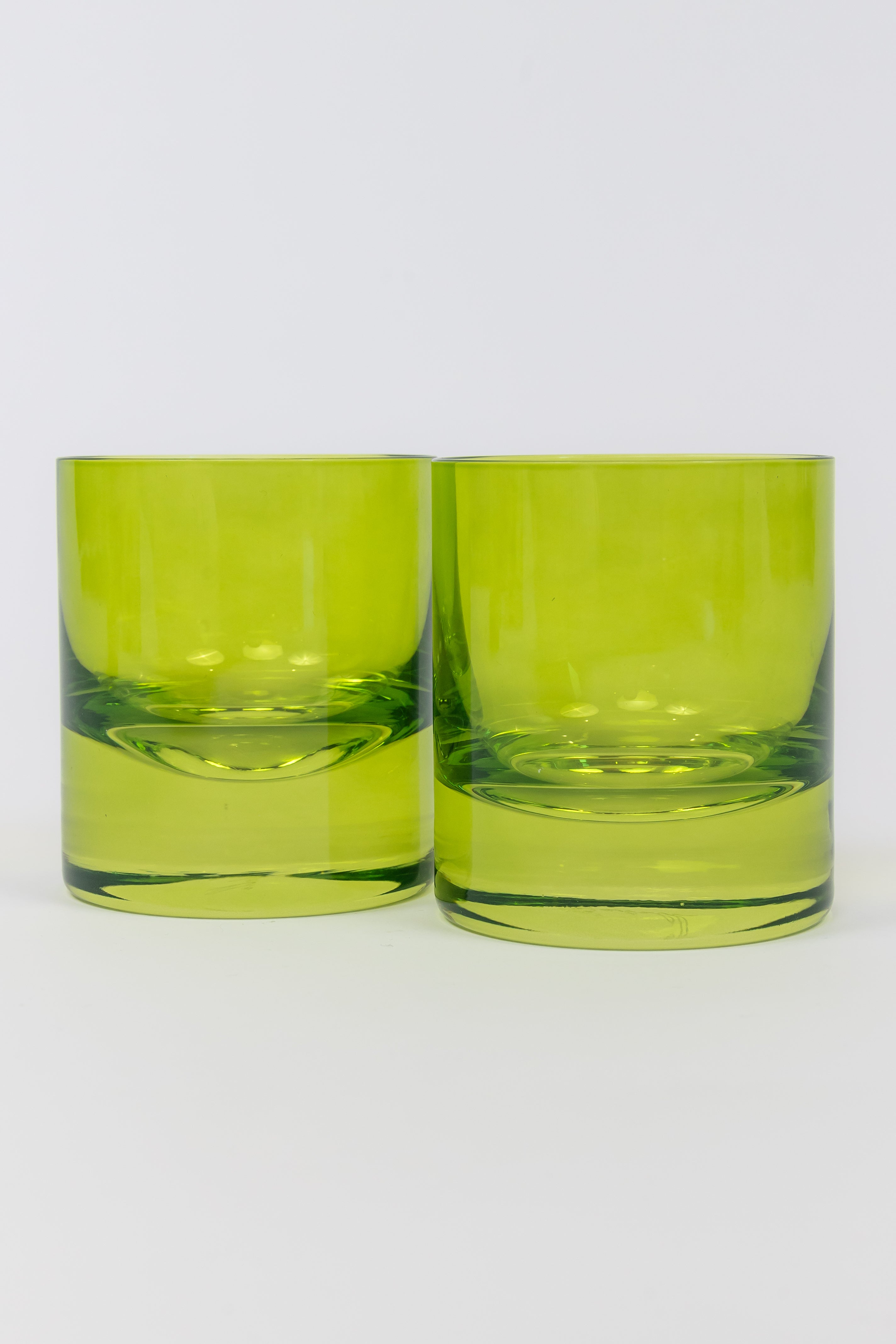 Estelle Colored Glass Estelle Colored Rocks Glass - Set of 2 {Forest Green}