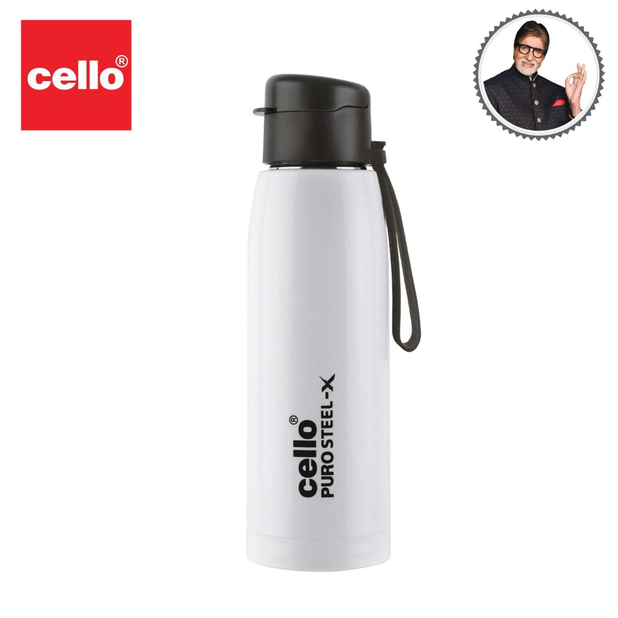 Cello Puro Steel-X Cooper 600 Water Bottle, 630ml - view 28