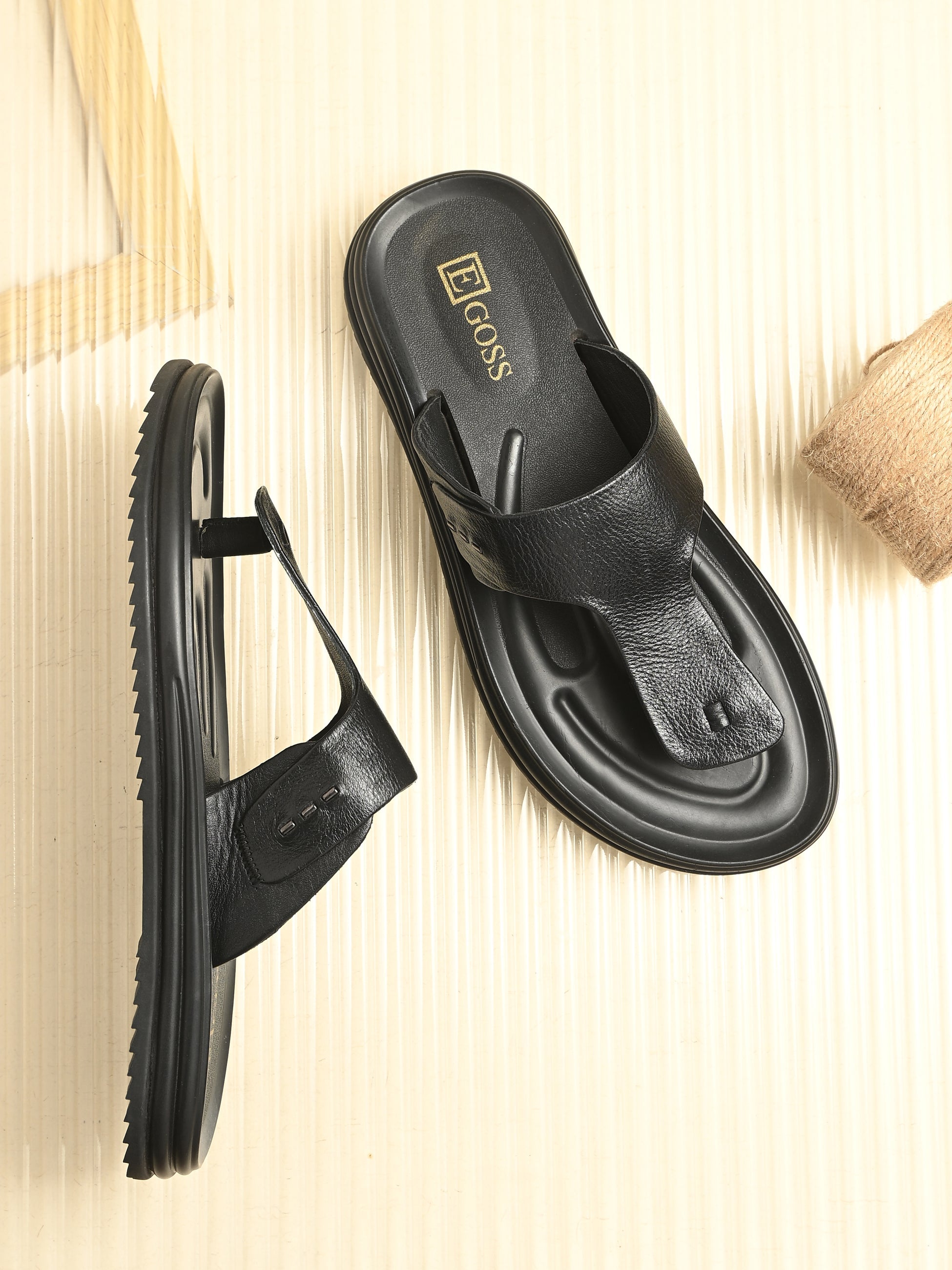 Egoss Shoes Comet Leather Slippers by Aspeerio
