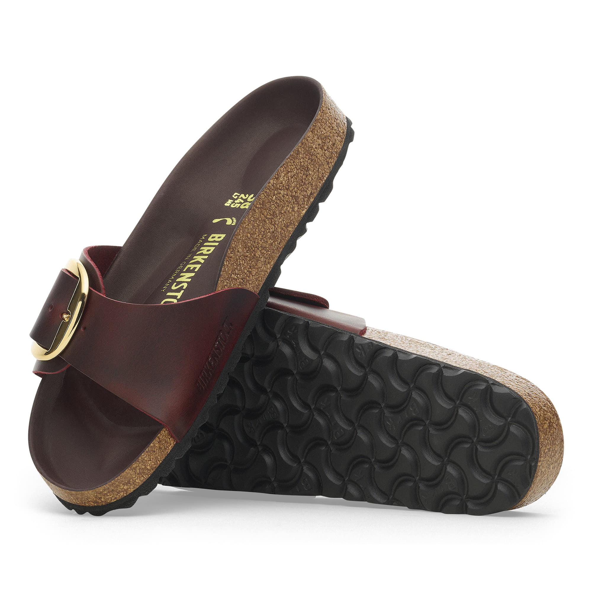 Birkenstock Madrid Big Buckle Natural Leather Oiled
