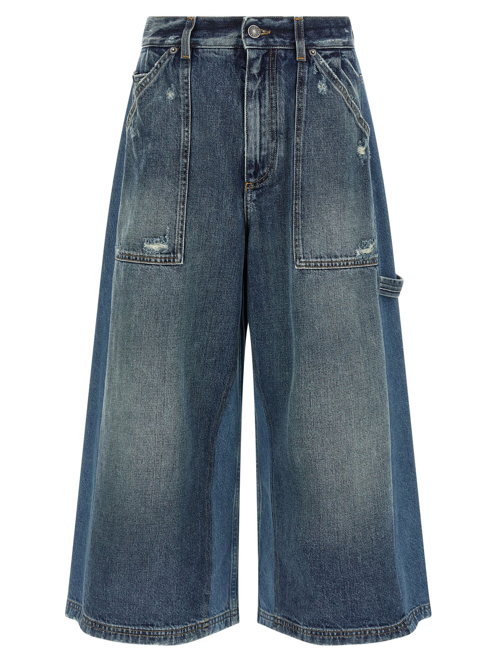 Dolce & Gabbana Denim Bermuda Shorts – 100% cotton