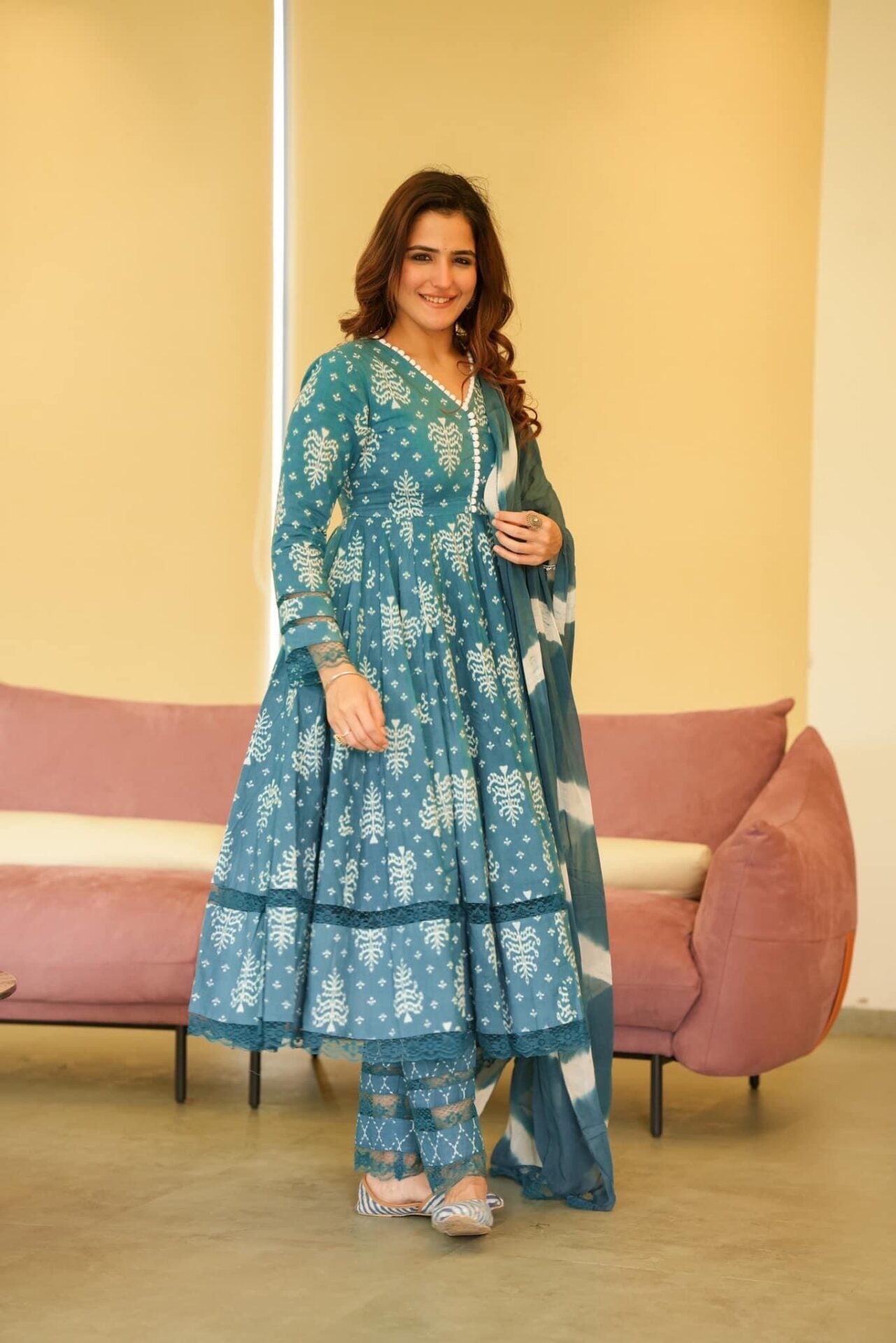 Idaho-o ashima cotton suit set - view 2