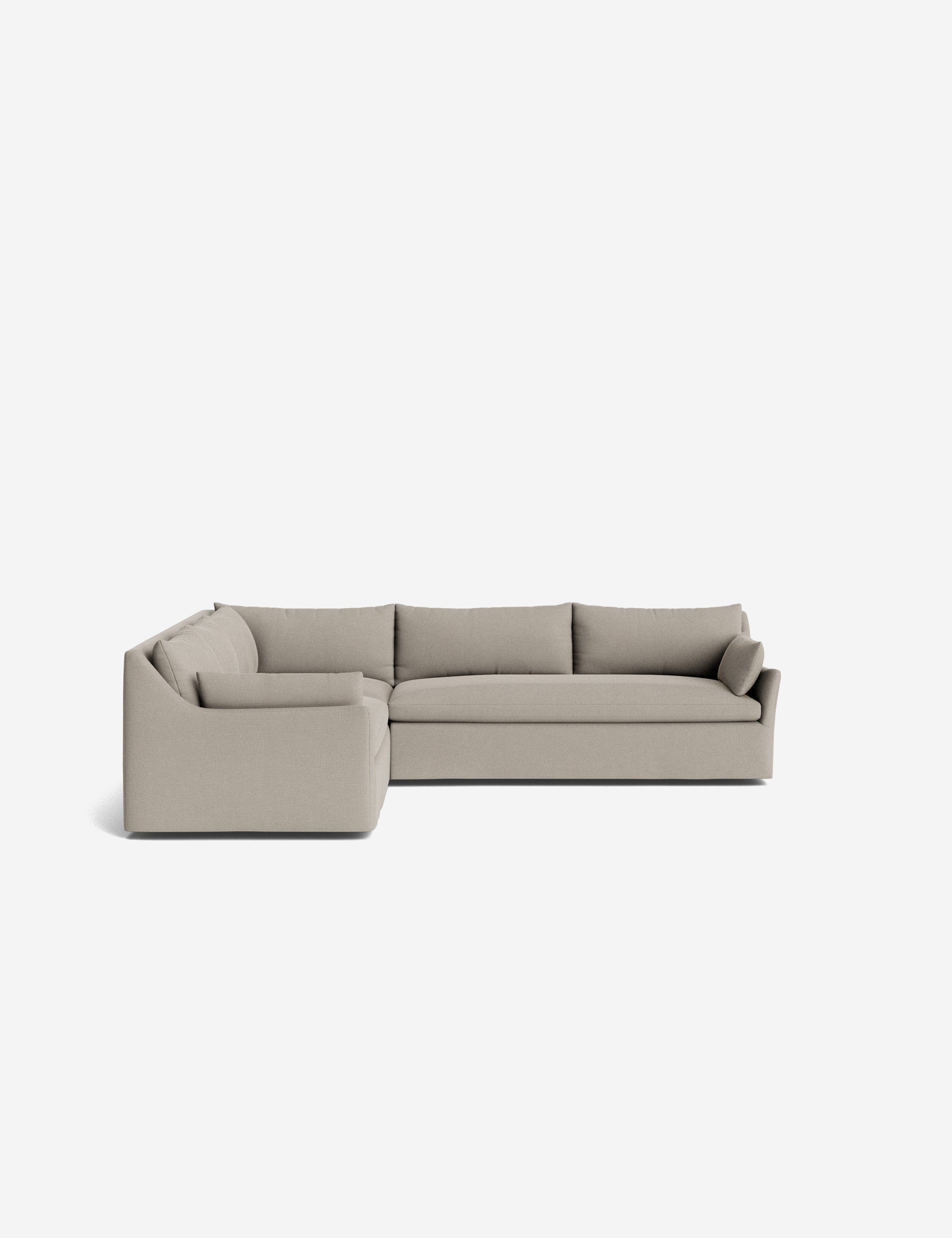 Lulu and Georgia Portola Luxe Depth Slipcover Corner Sectional Sofa - view 84