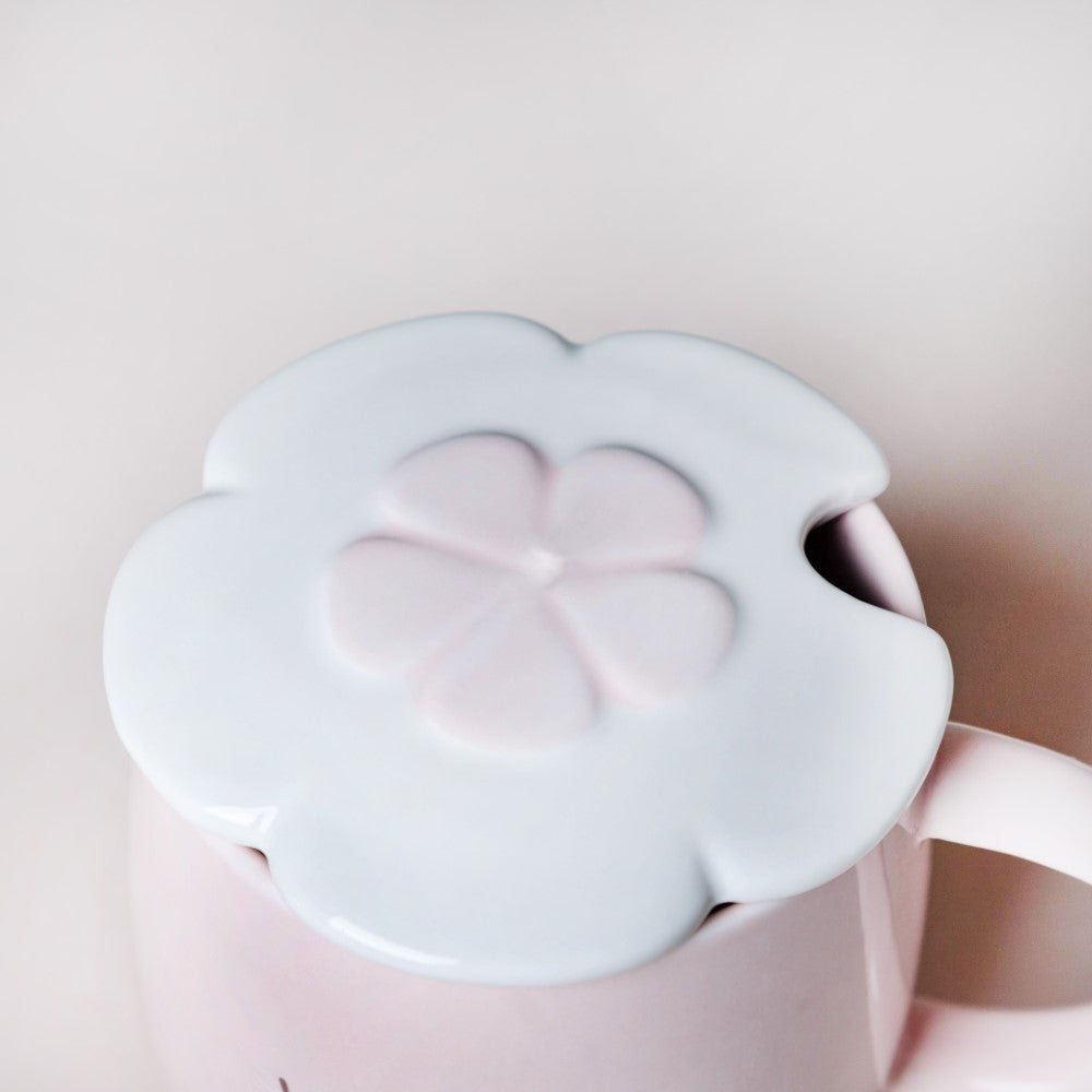 Nestasia Cup With Flower Plate Pink 360 ml - view 7