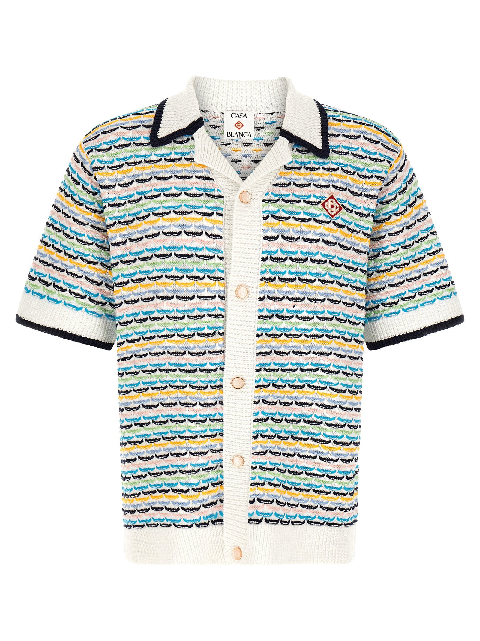 Casablanca Tuck Stitch Shirt – 100% cotton