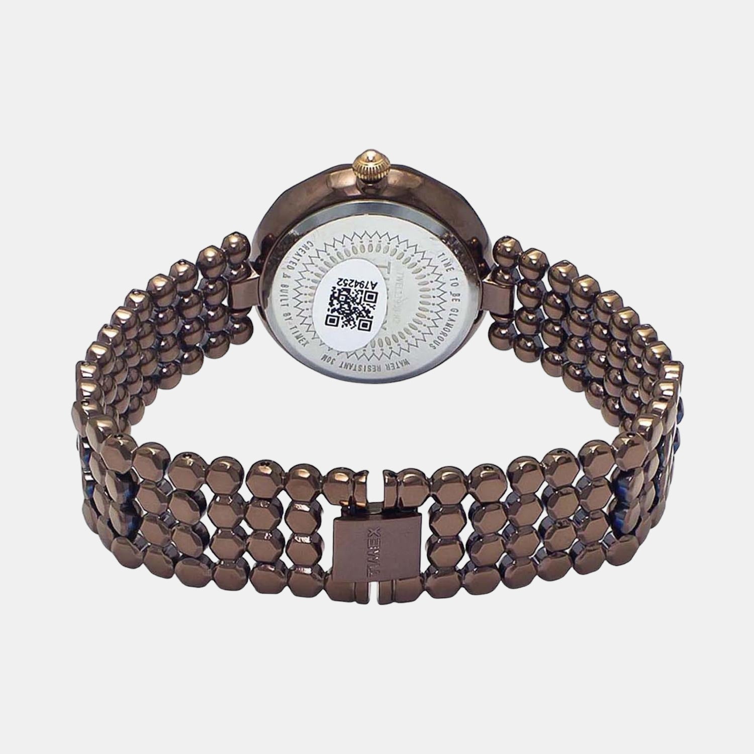Timex Fria Women Quartz Rose Gold Dial Analog Stainless Steel Watch TWEL13908 - view 2
