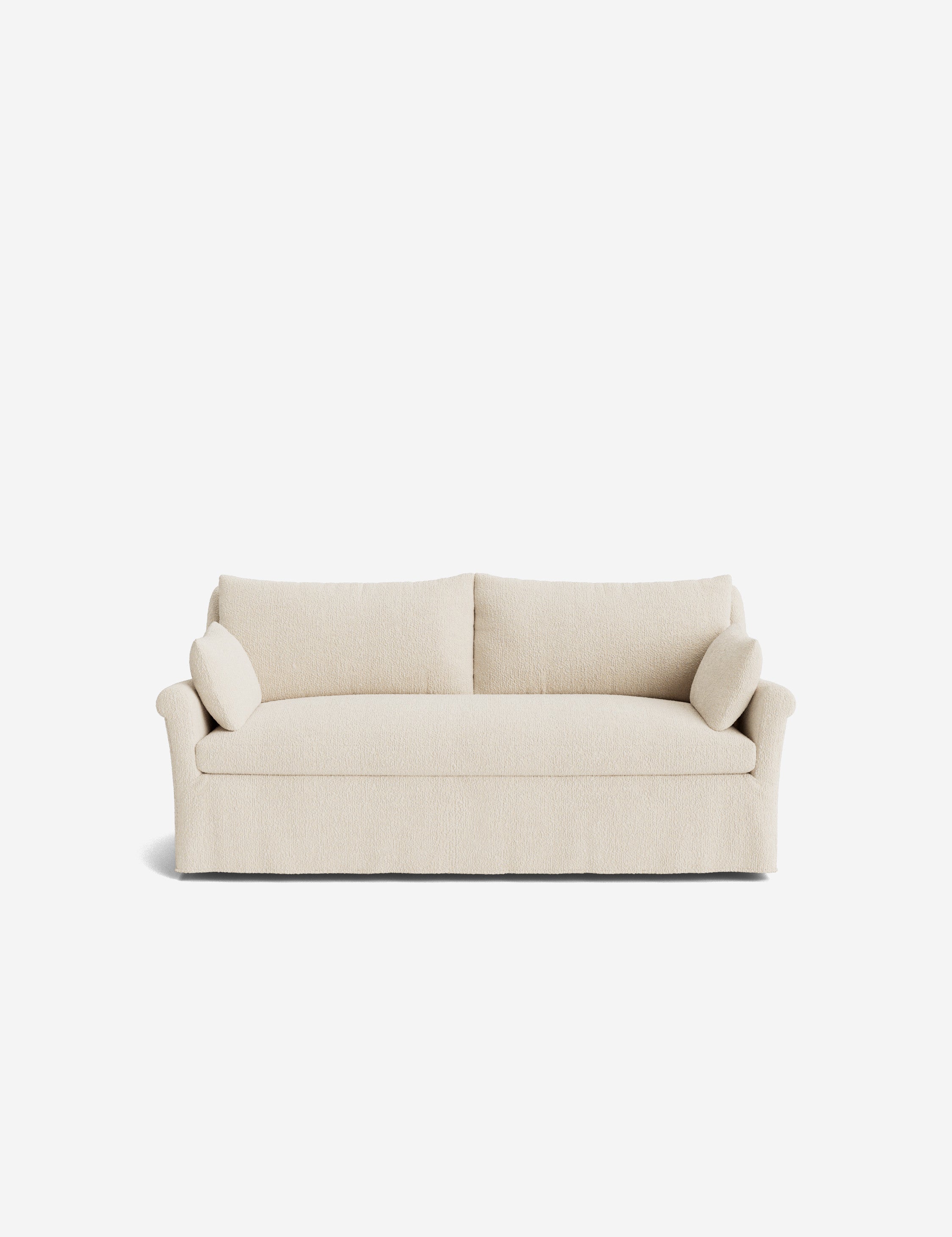 Lulu and Georgia Portola Rolled Arm Slipcover Sofa - view 183