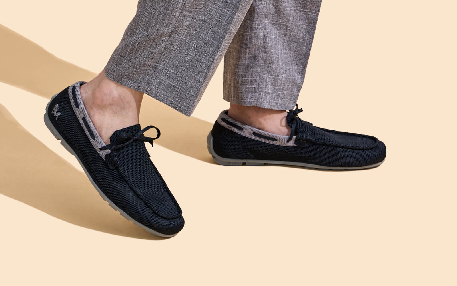 Neeman's ReLive Knit Boat Loafers : Black - view 9