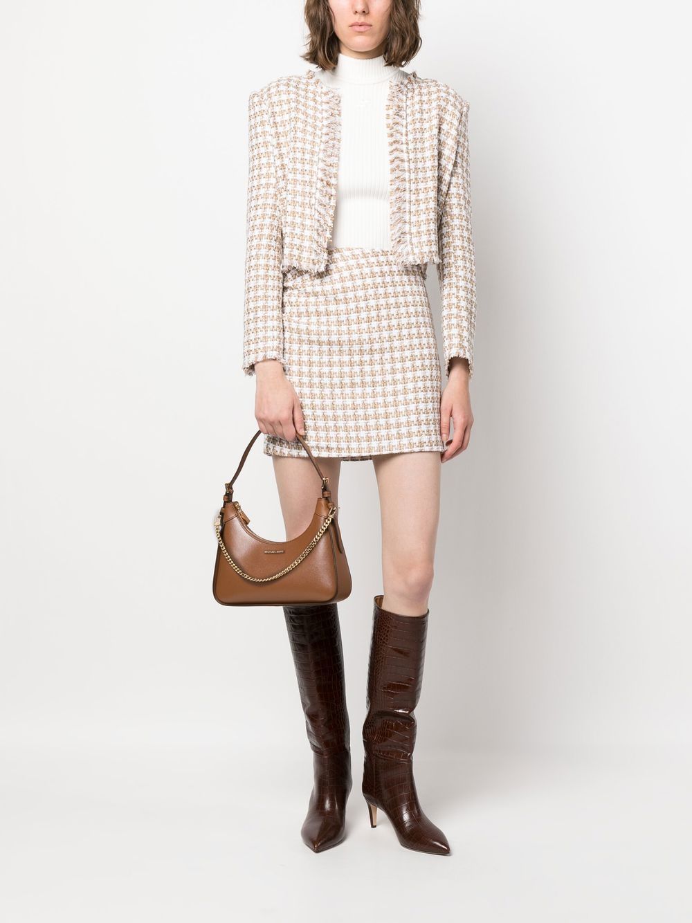 Iro Garna cotton blend silk mini skirt - view 2