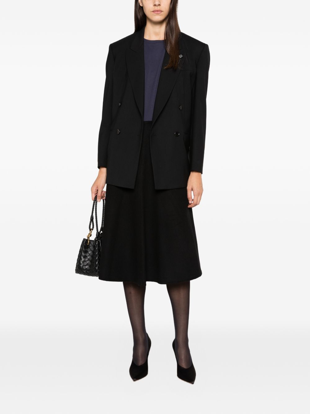 SUSANNE BOMMER Skirt – Wool 95%, Cashmere 5% - view 2