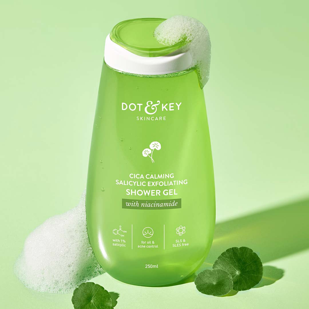 Dot & Key Cica + 1% Salicylic Exfoliating Shower Gel