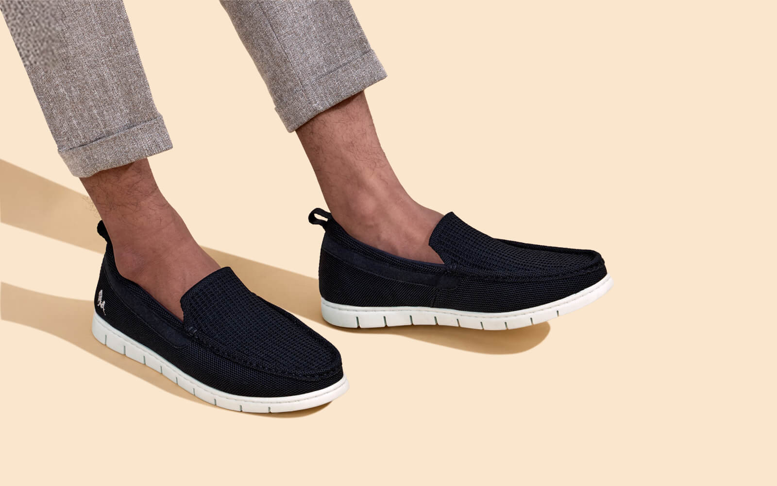 Neeman's Flex Knit Loafers : Black - view 9
