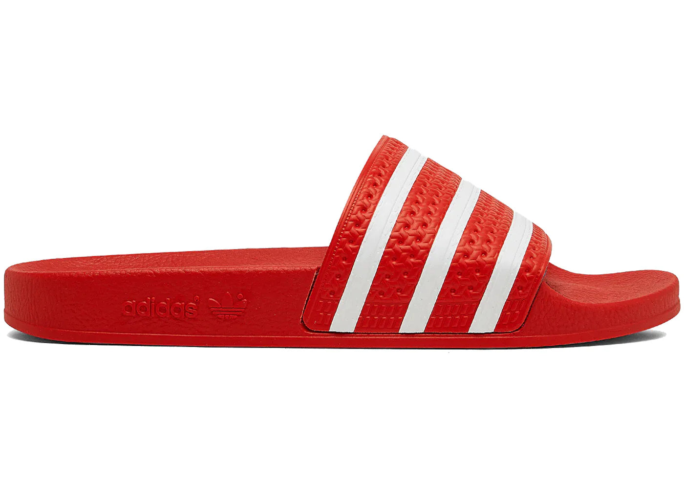 Yeezy adidas Adilette Slides Lush Red White