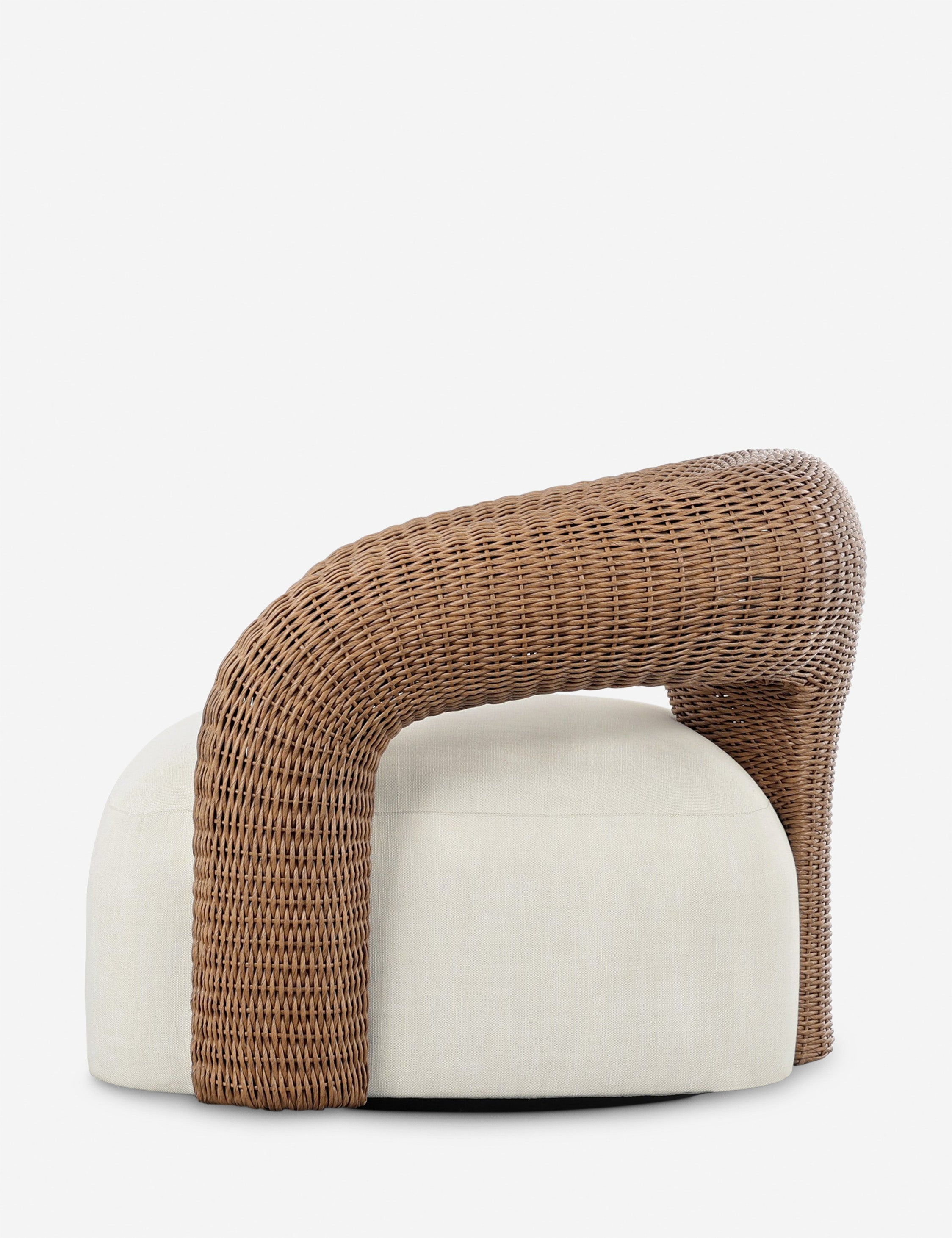Lulu and Georgia Hampton Outdoor Swivel Chair - view 4