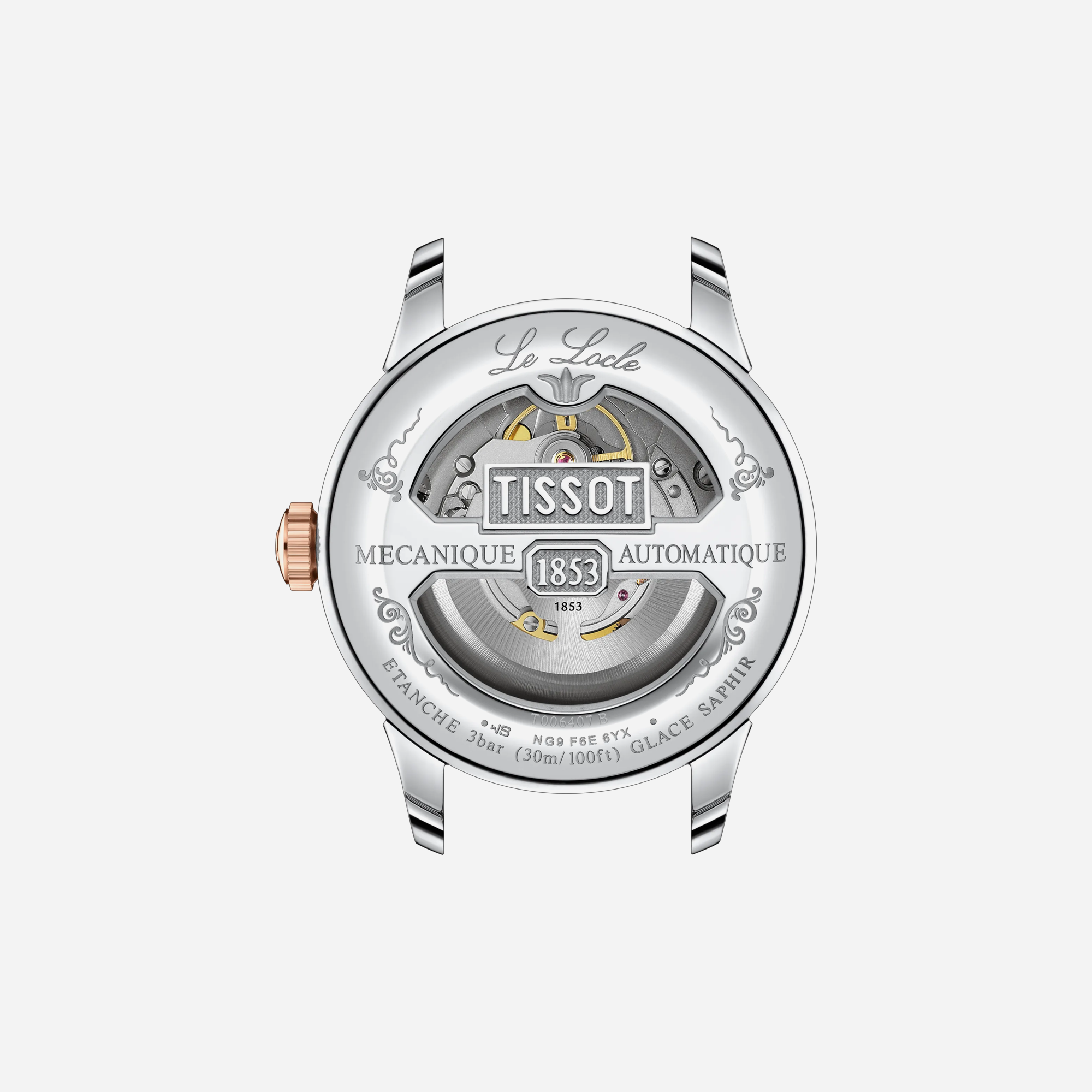 Tissot Le Locle Powermatic 80 Rose Gold PVD 39.3mm - view 2