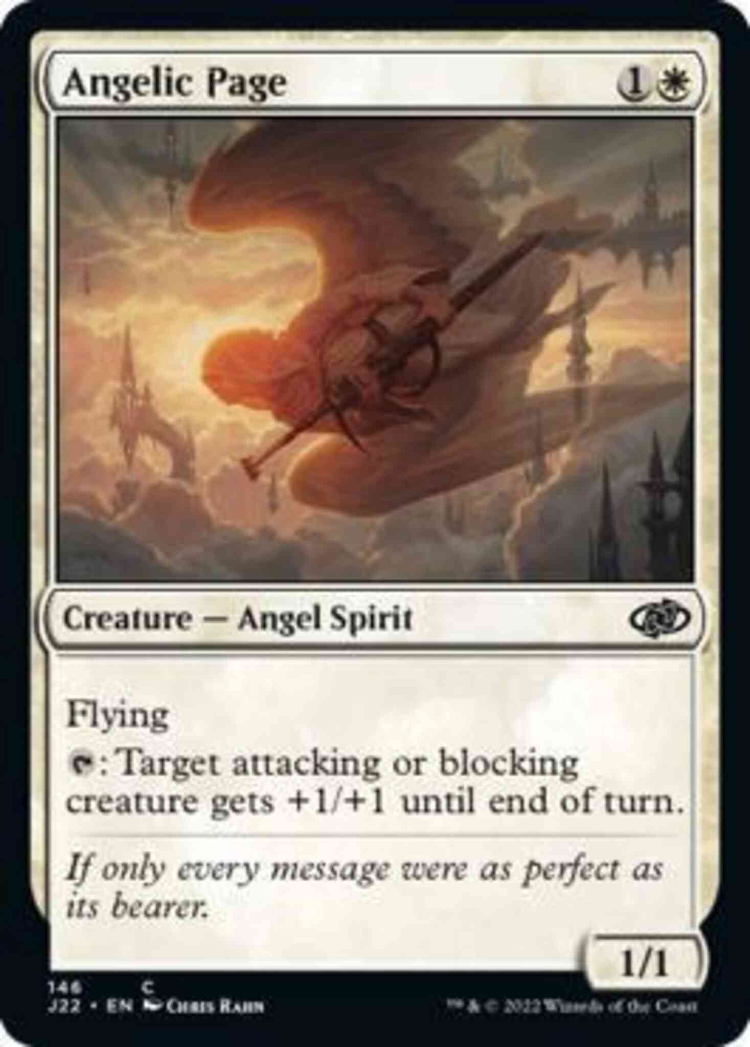 Angelic page 146 – Magic Angelic Page [146] [Jumpstart 2022] [Non-Foil]