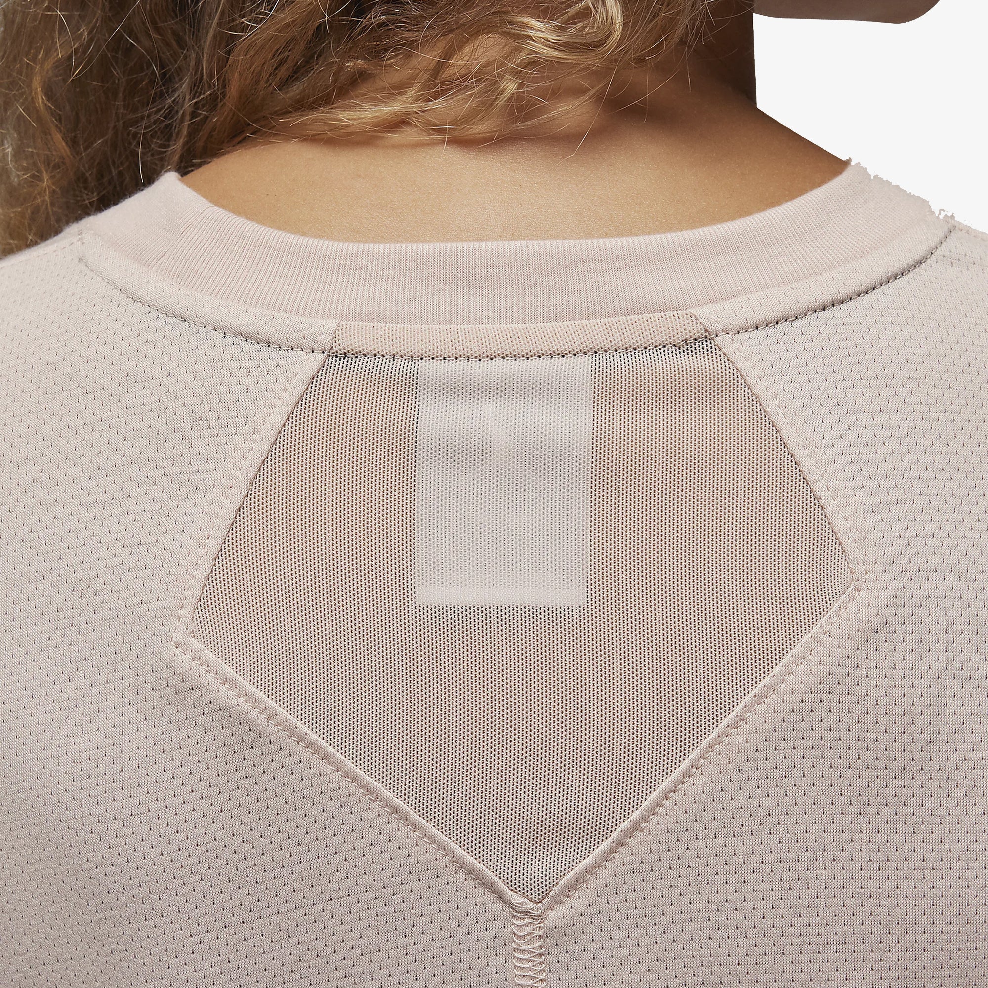 Jordan | DIAMOND SHORT-SLEEVE TOP { PARTICLE BEIGE - view 4