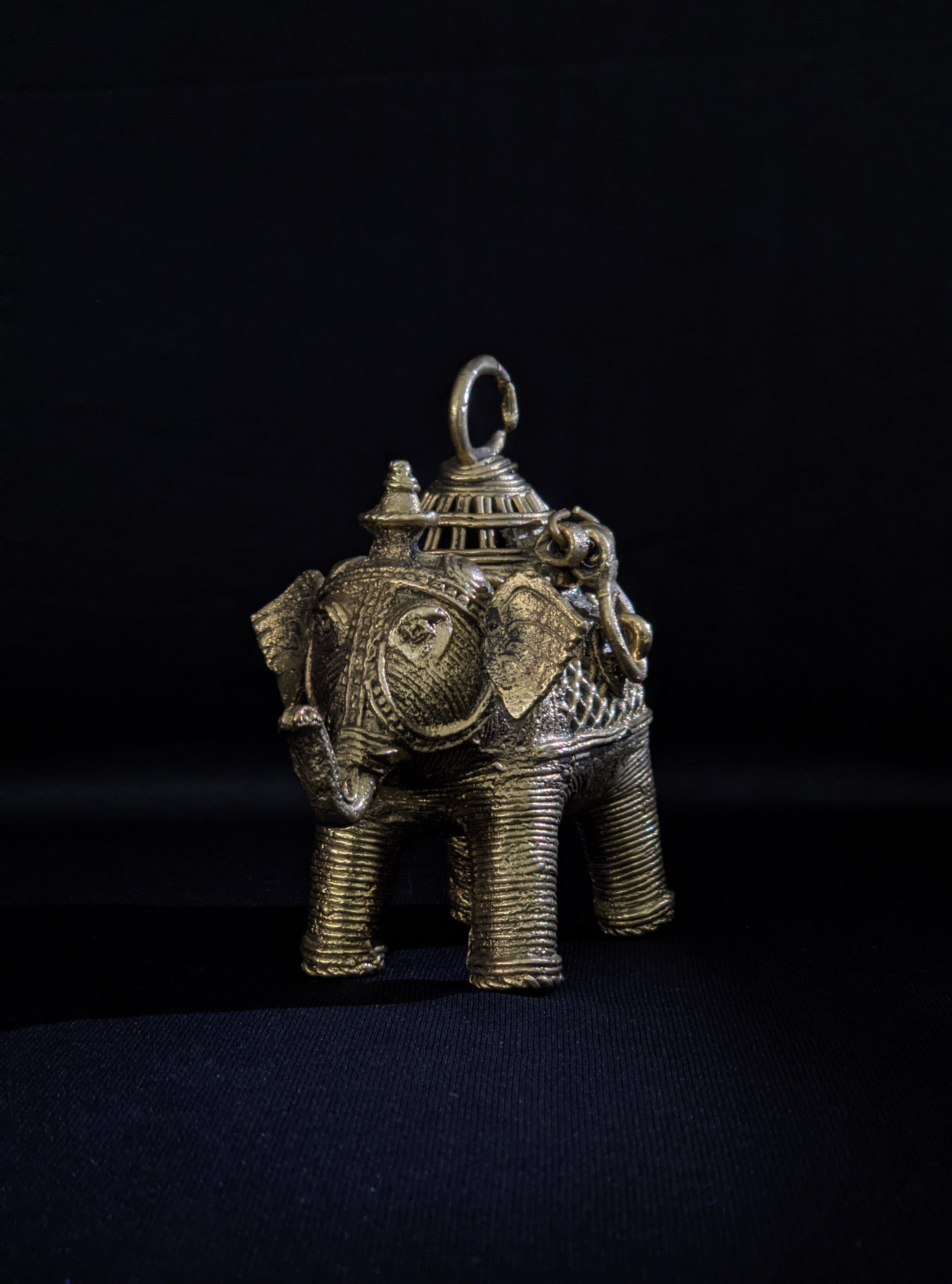 IndianVillèz Brass Dhokra Elephant Box