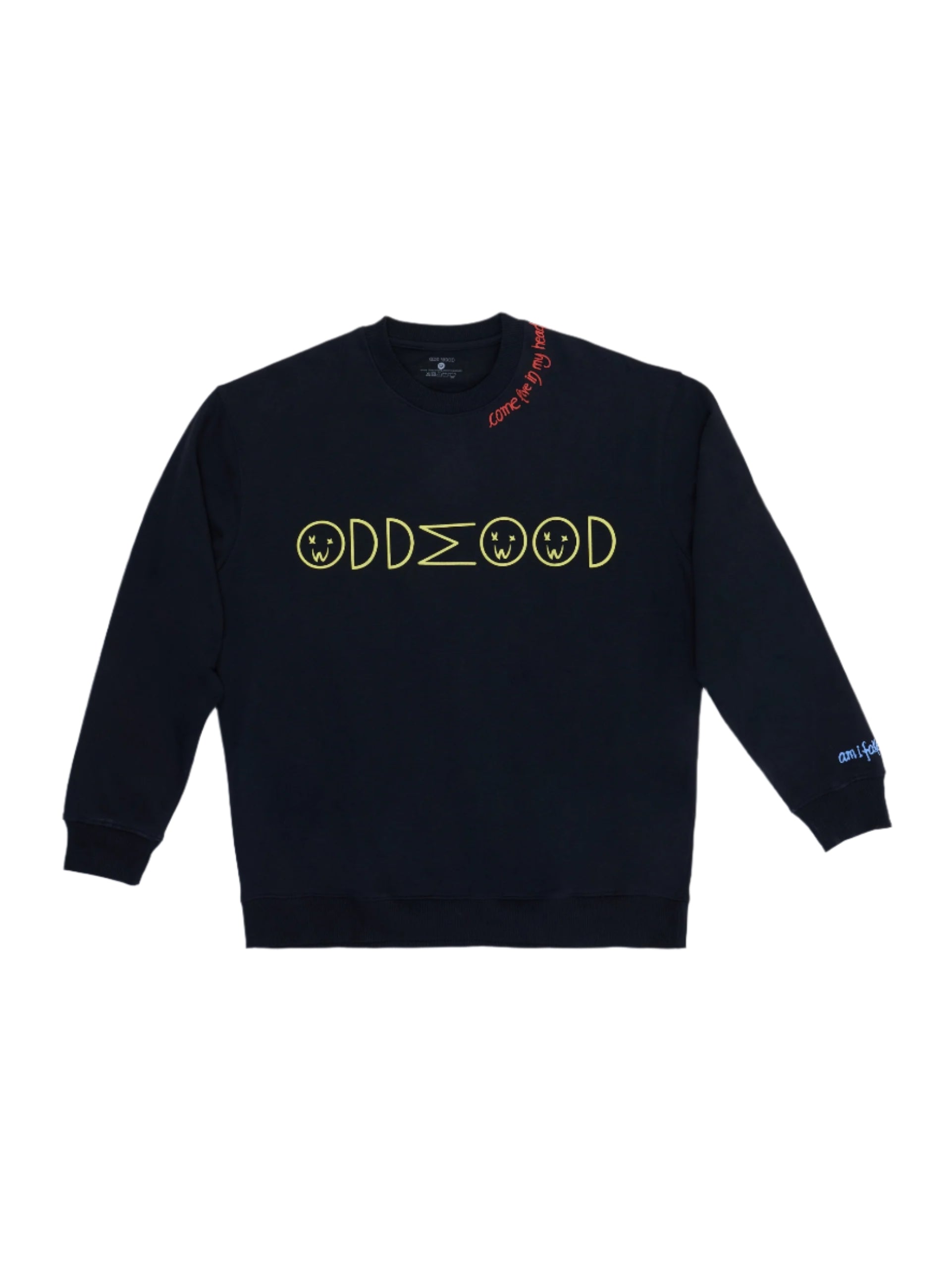 Odd Mood Come live in my head Sweatshirt – BLACK - view 2