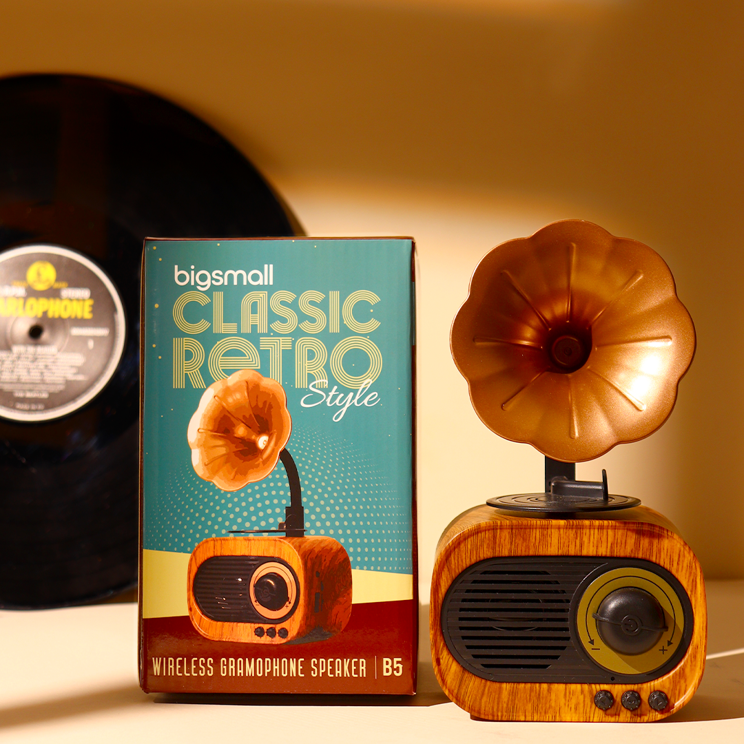 Cpensus Vintage Gramophone Bluetooth Speaker - view 6